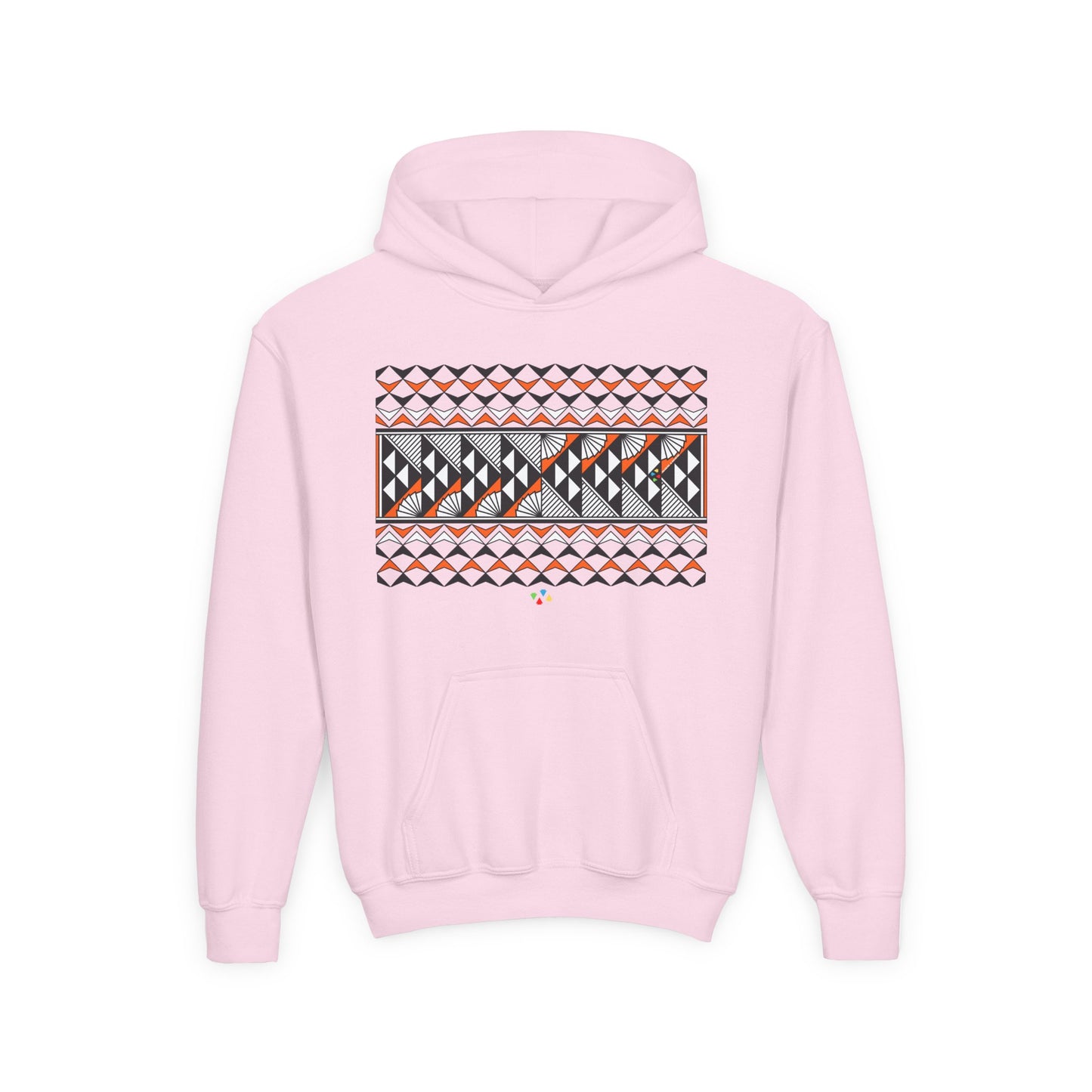 Orange Rain and Sun Youth Heavy Blend Hooded Sweatshirt