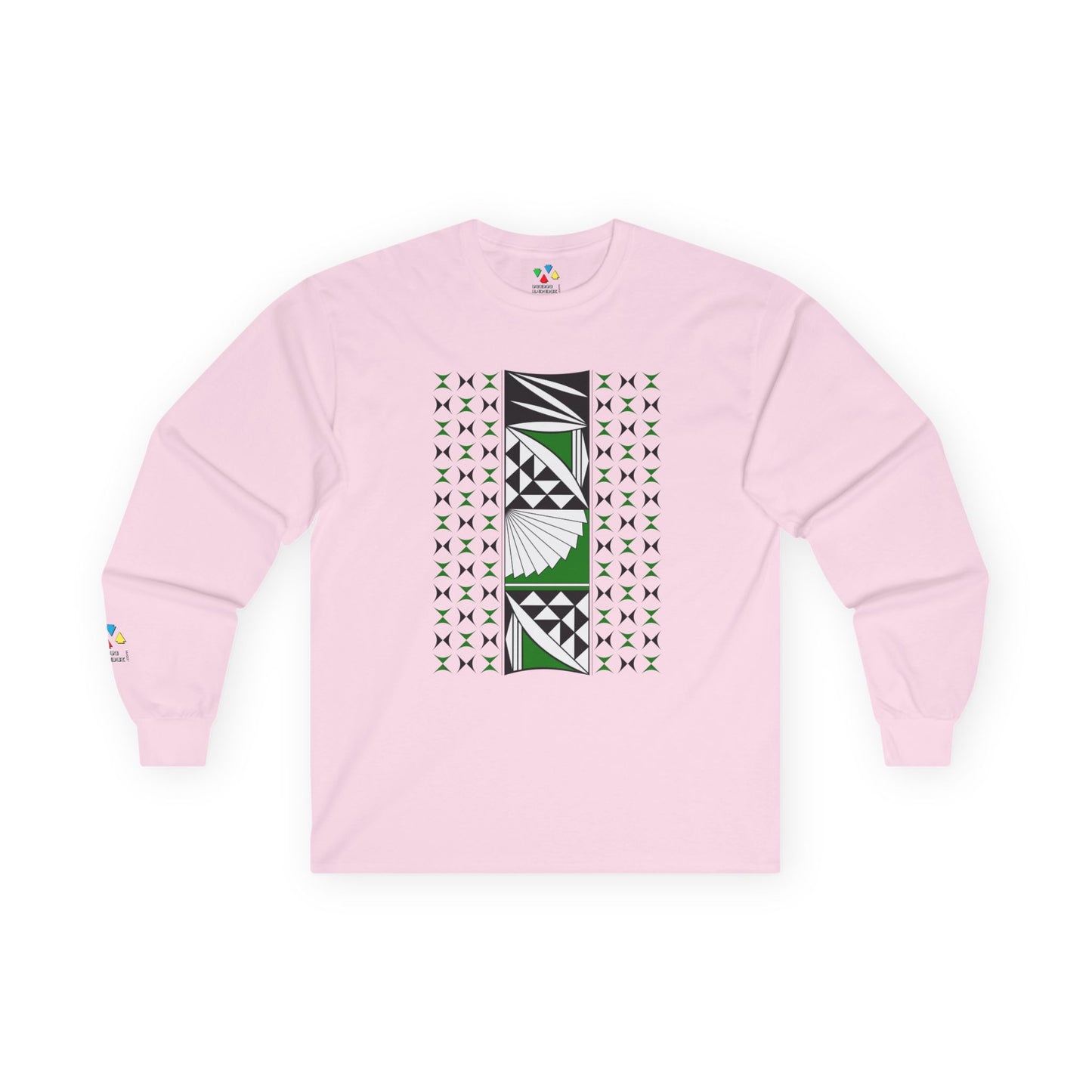 Southwest Sunrise in Green Unisex Long Sleeve Tee