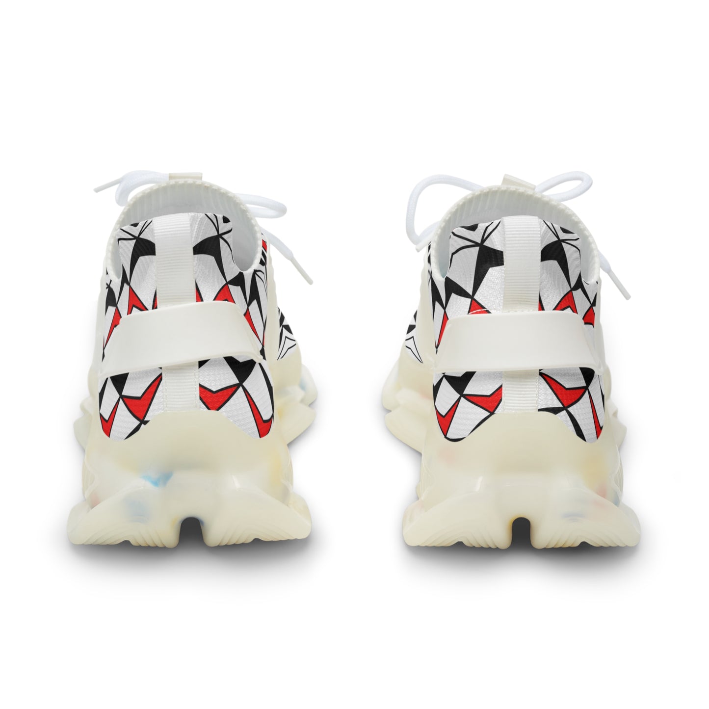 Sun and Rain in Red Men's Mesh Sneakers