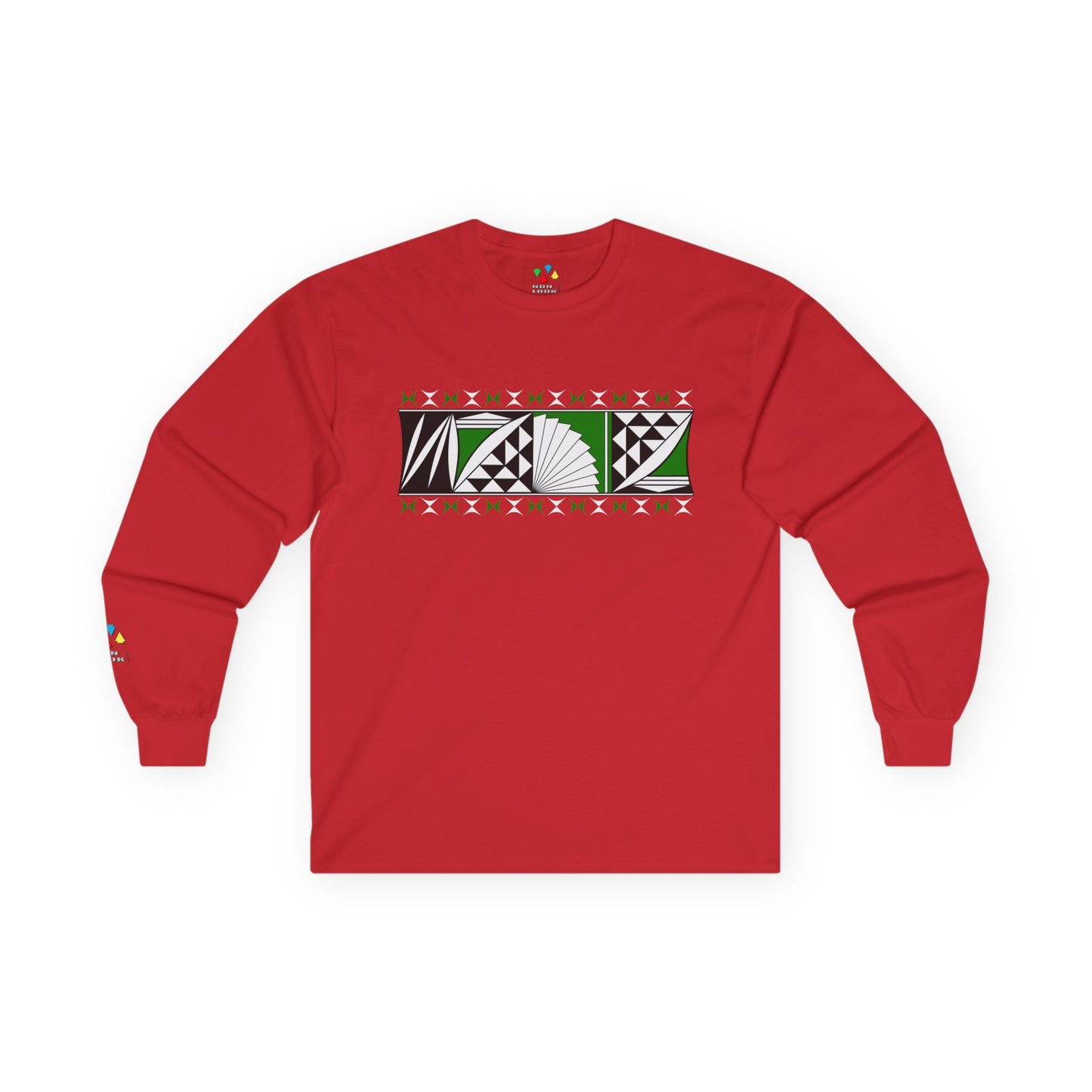 Southwest Sunrise in Green Unisex Long Sleeve Tee
