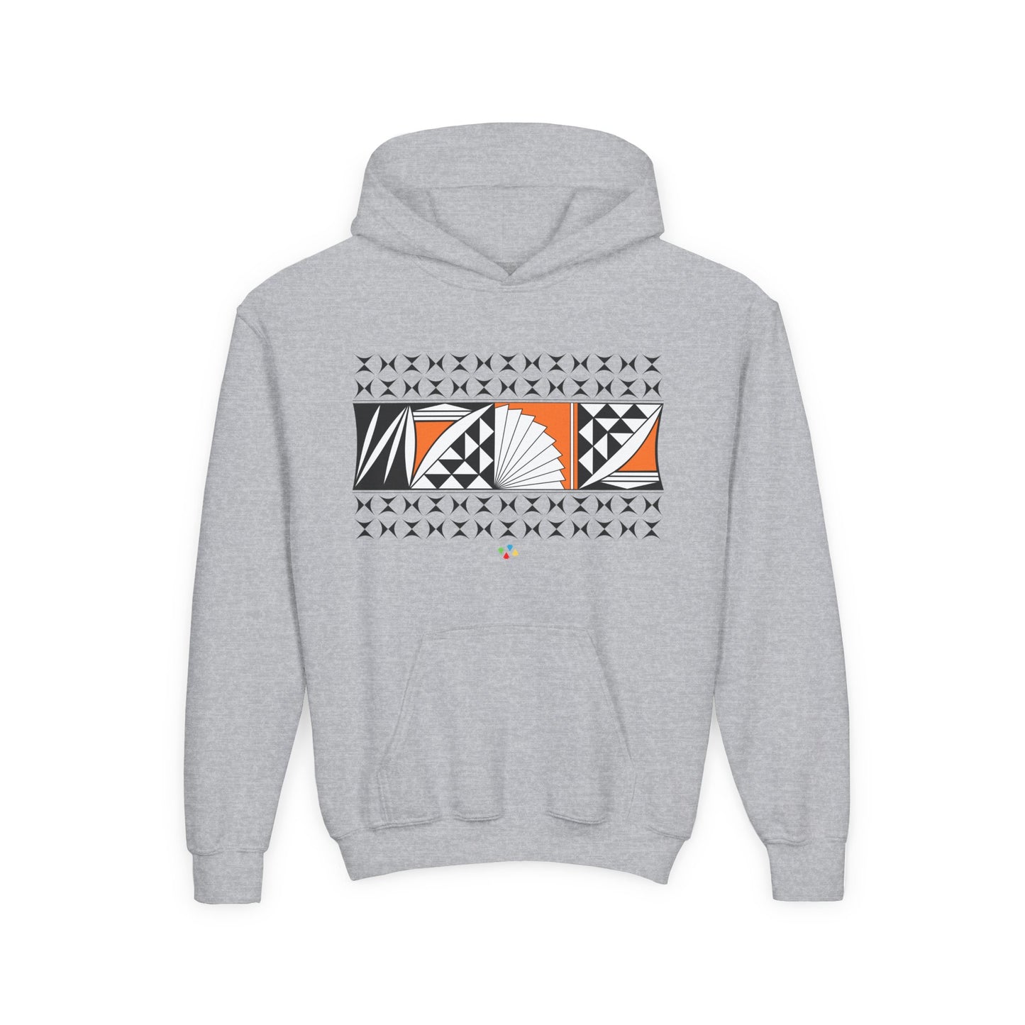 Orange Southwest Sunrise Youth Heavy Blend Hooded Sweatshirt