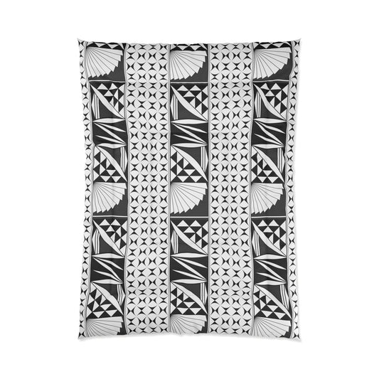 Southwest Sunrise in Charcoal Comforter