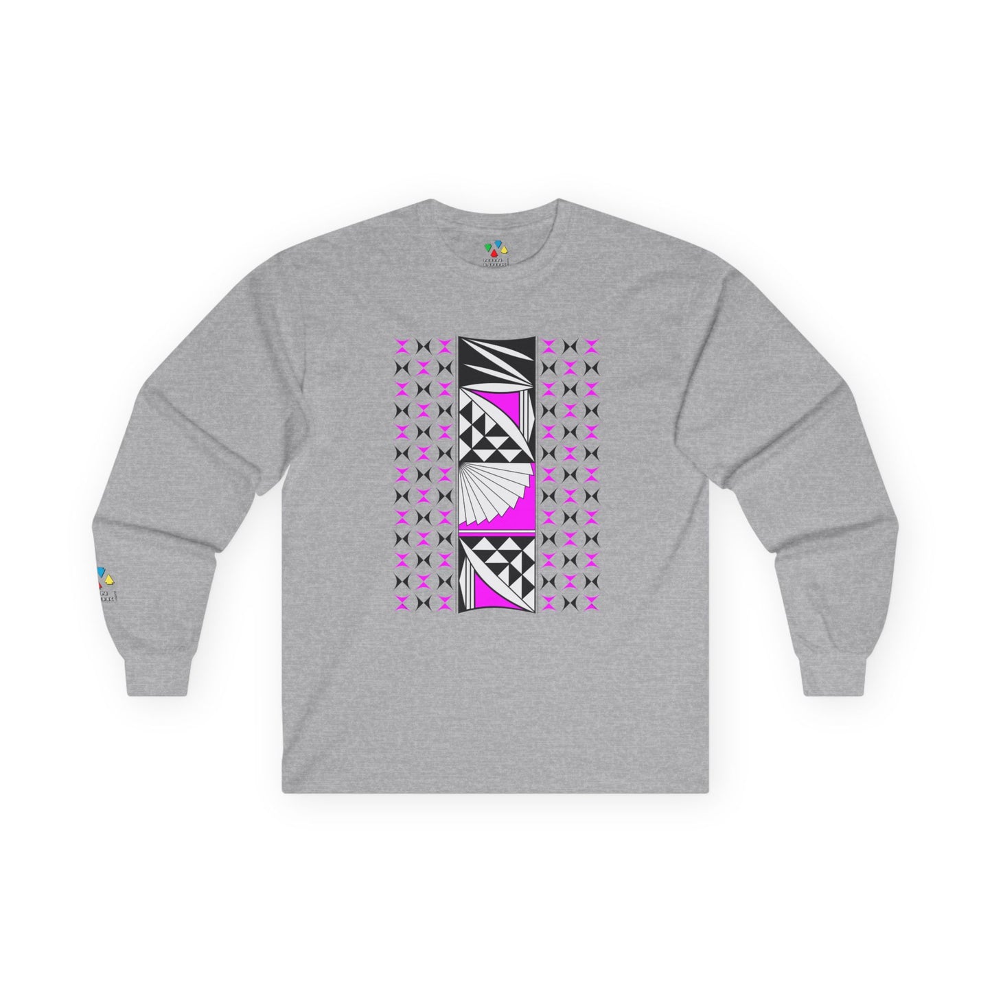 Southwest Sunrise in Pink Unisex Long Sleeve Tee