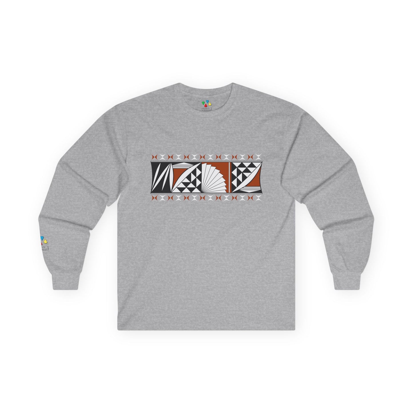 Southwest Sunrise in Rust Unisex Long Sleeve Tee