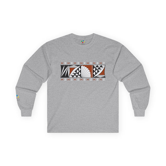 Southwest Sunrise in Rust Unisex Long Sleeve Tee