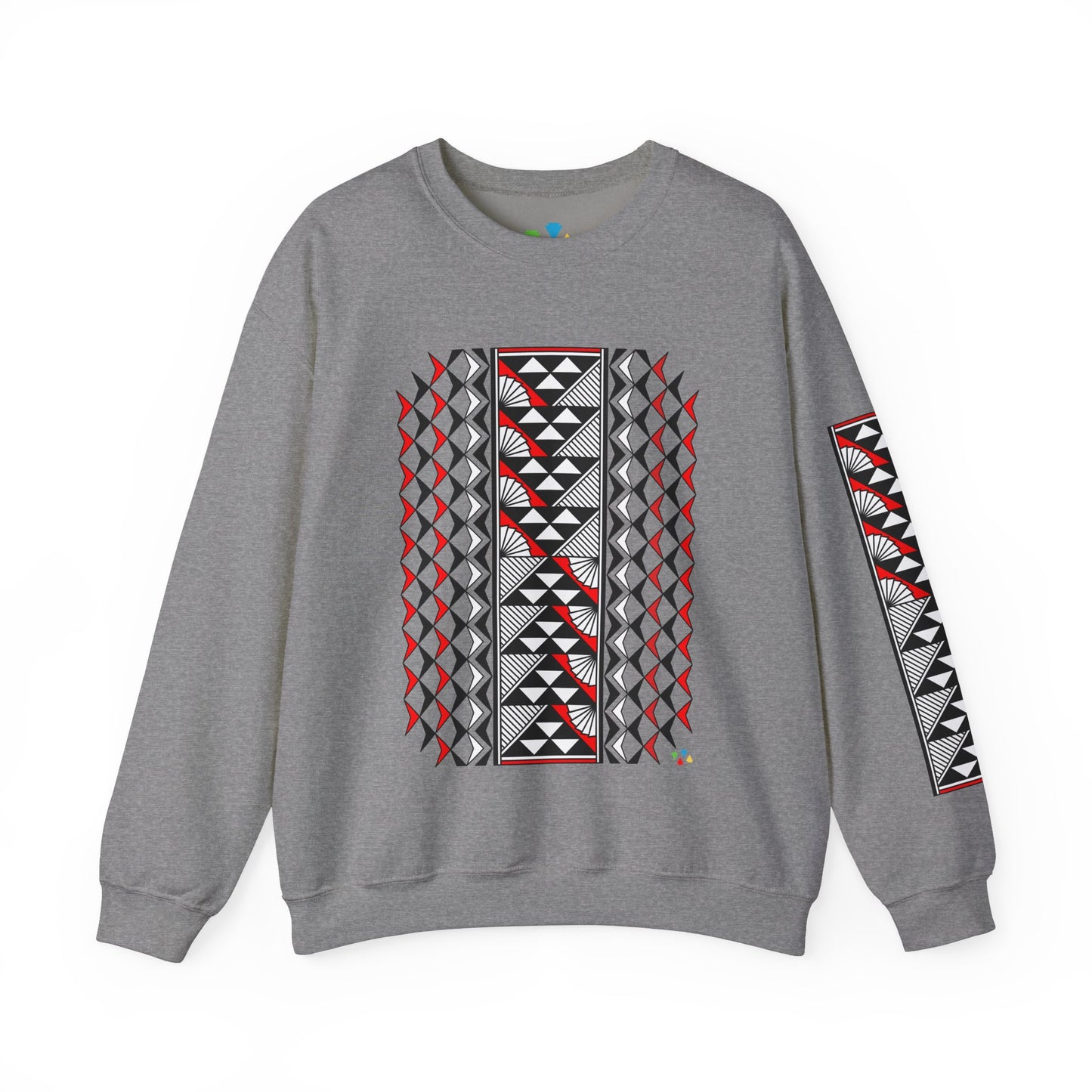 Sun and Rain in Red Unisex Sweatshirt