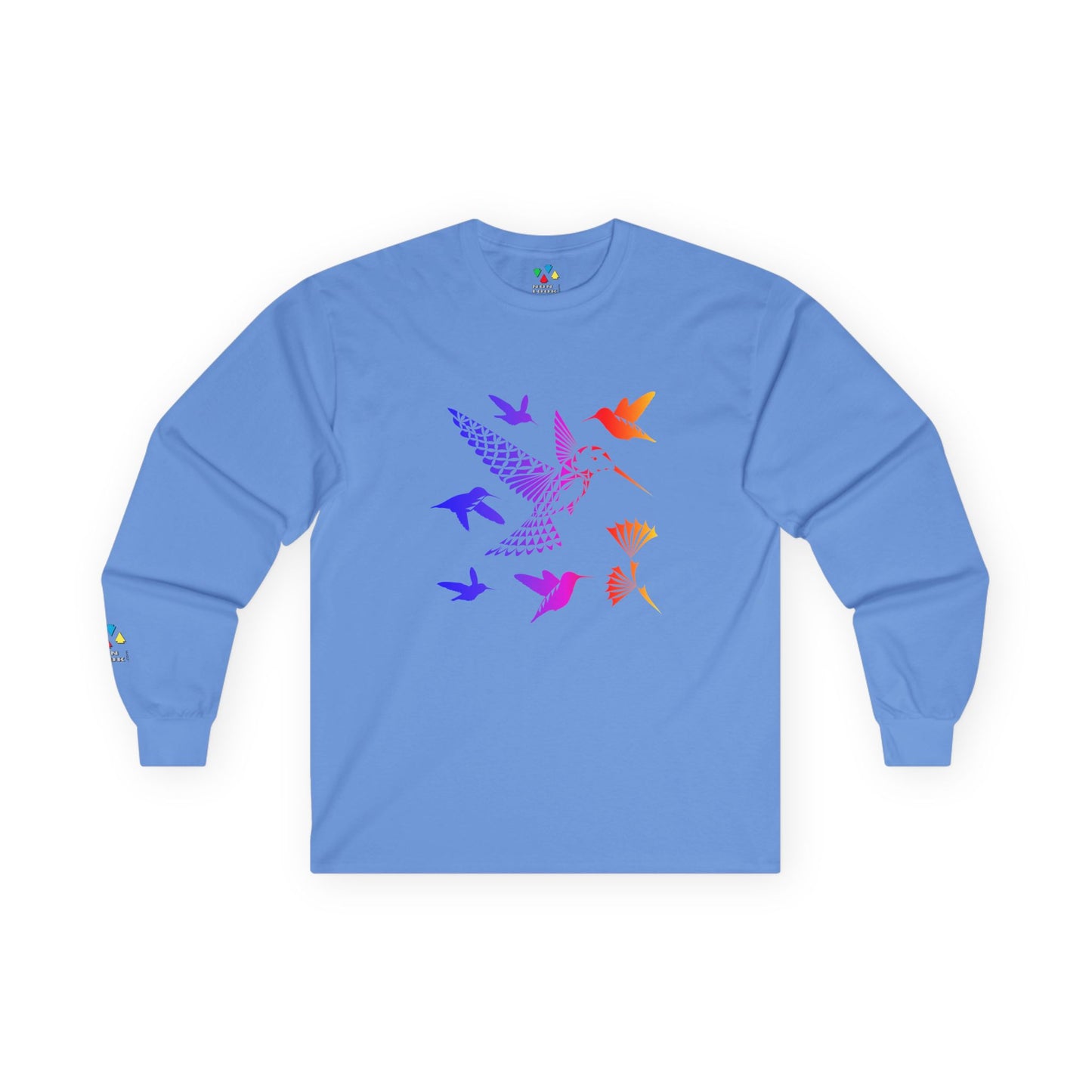 Rainbow Hummingbird Blessing Unisex Long Sleeve Tee