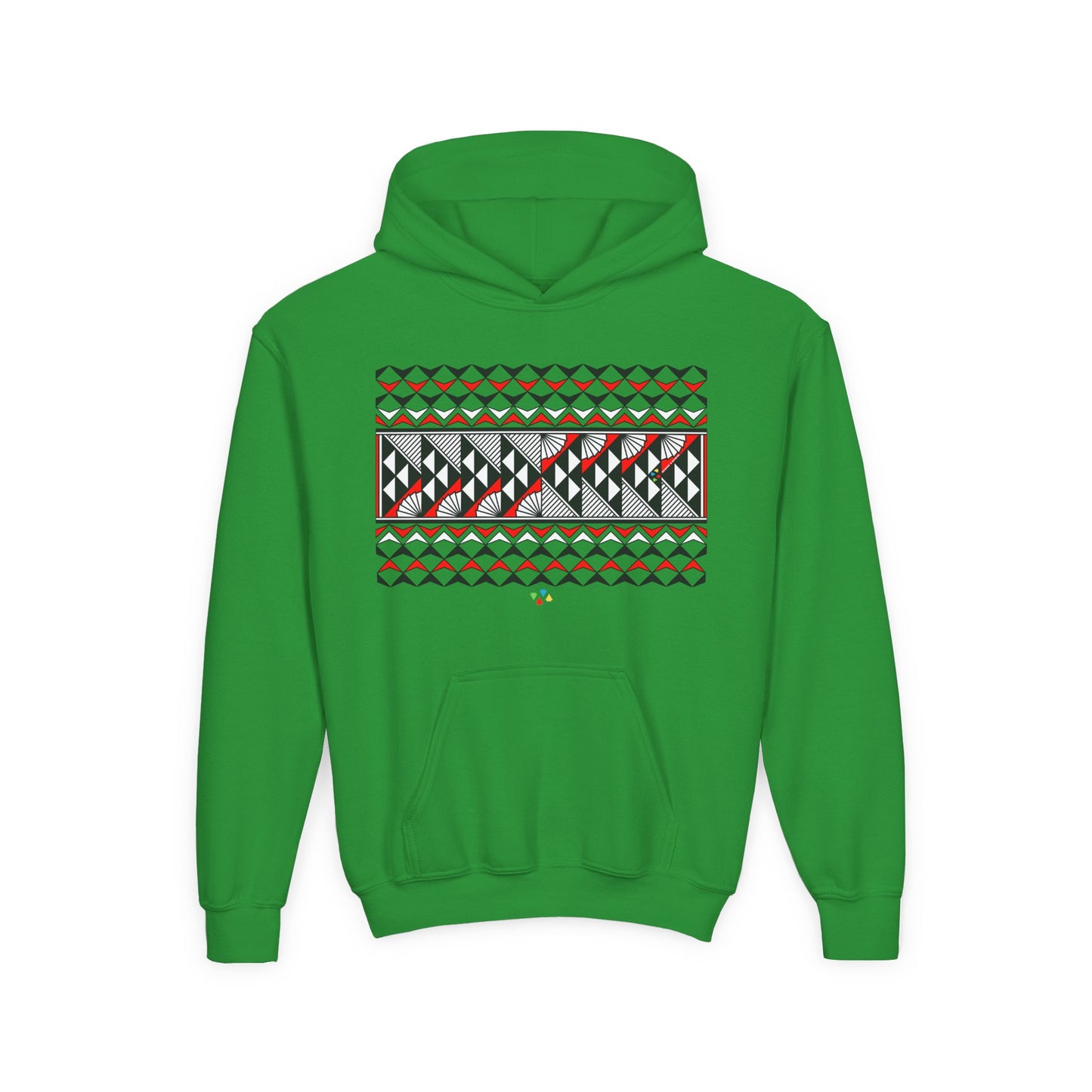 Red Rain and Sun Youth Heavy Blend Hooded Sweatshirt