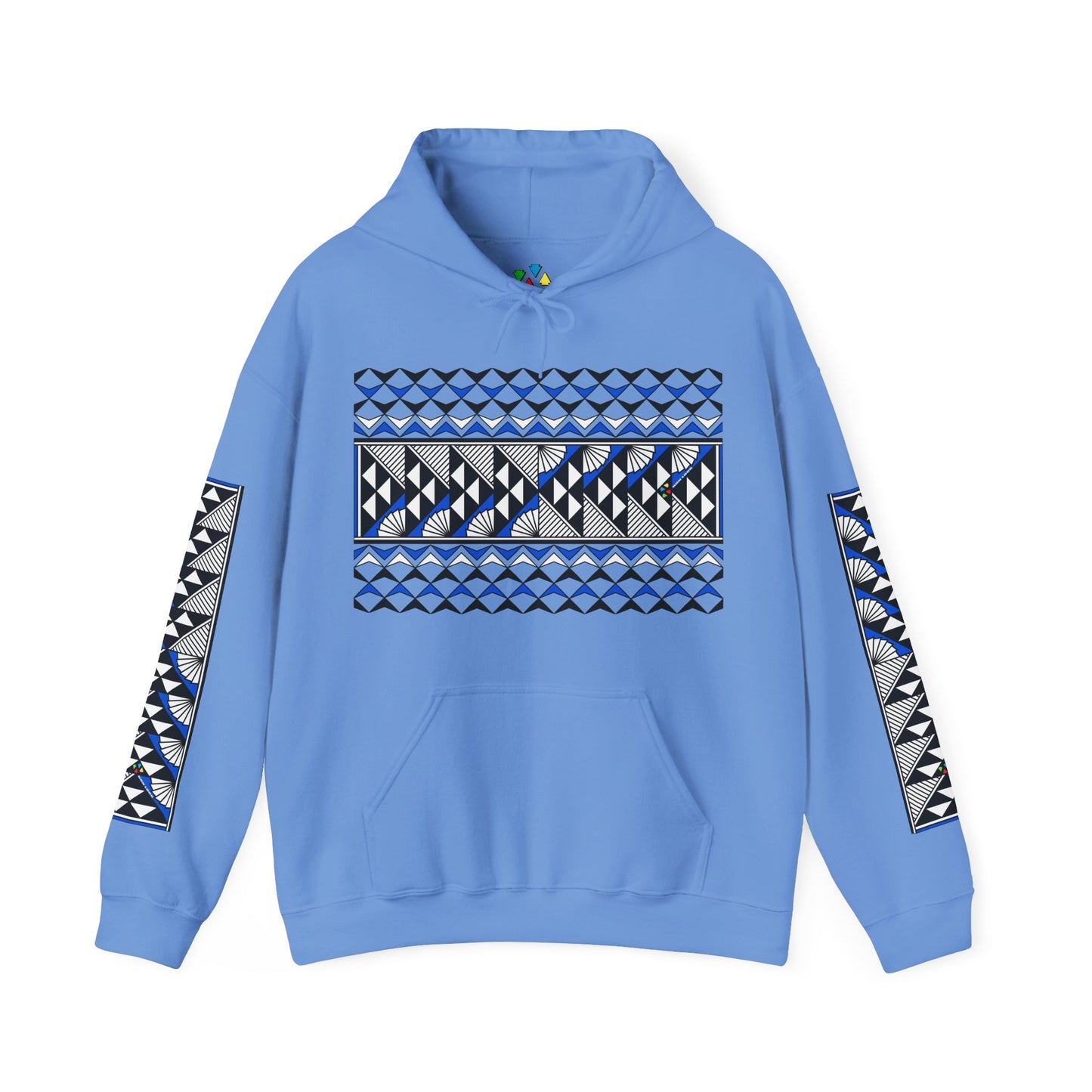 Sun and Rain in Blue Unisex Hoodie