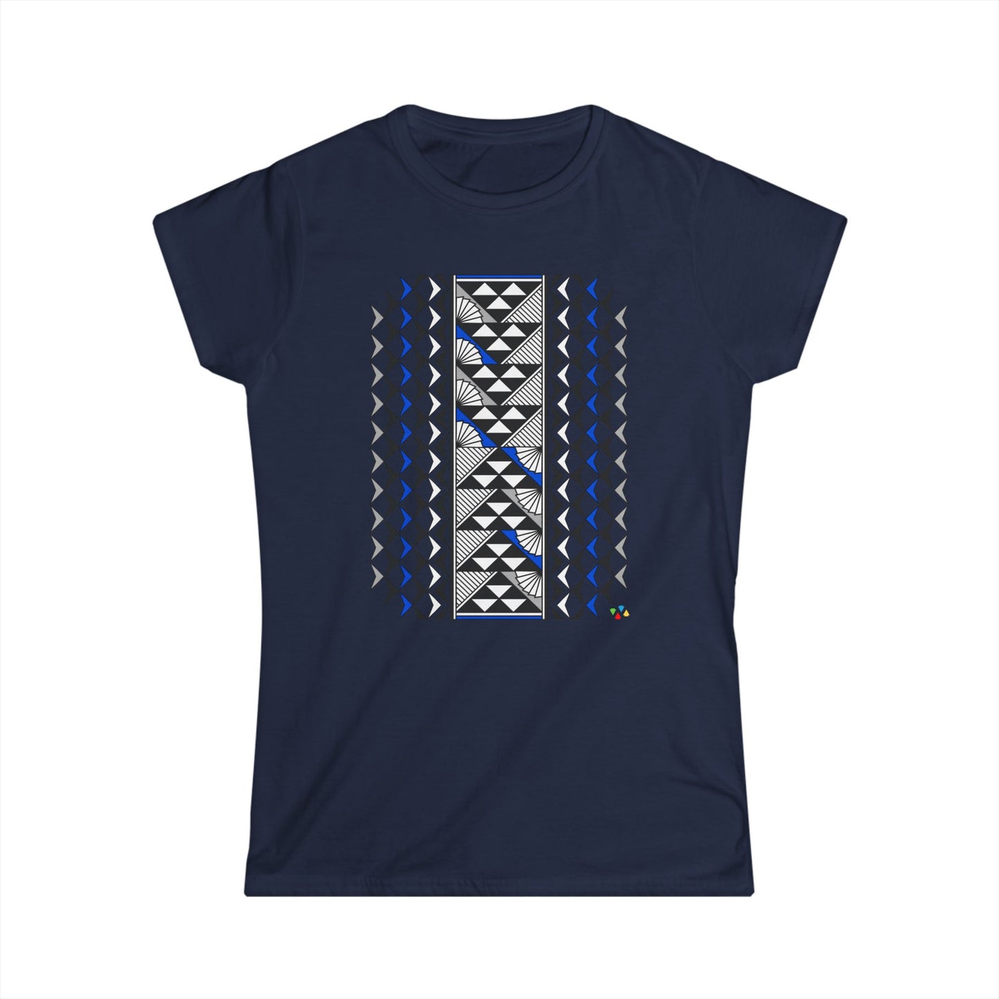 Blue/Gray Southwest Sun and Rain Women's Softstyle Tee