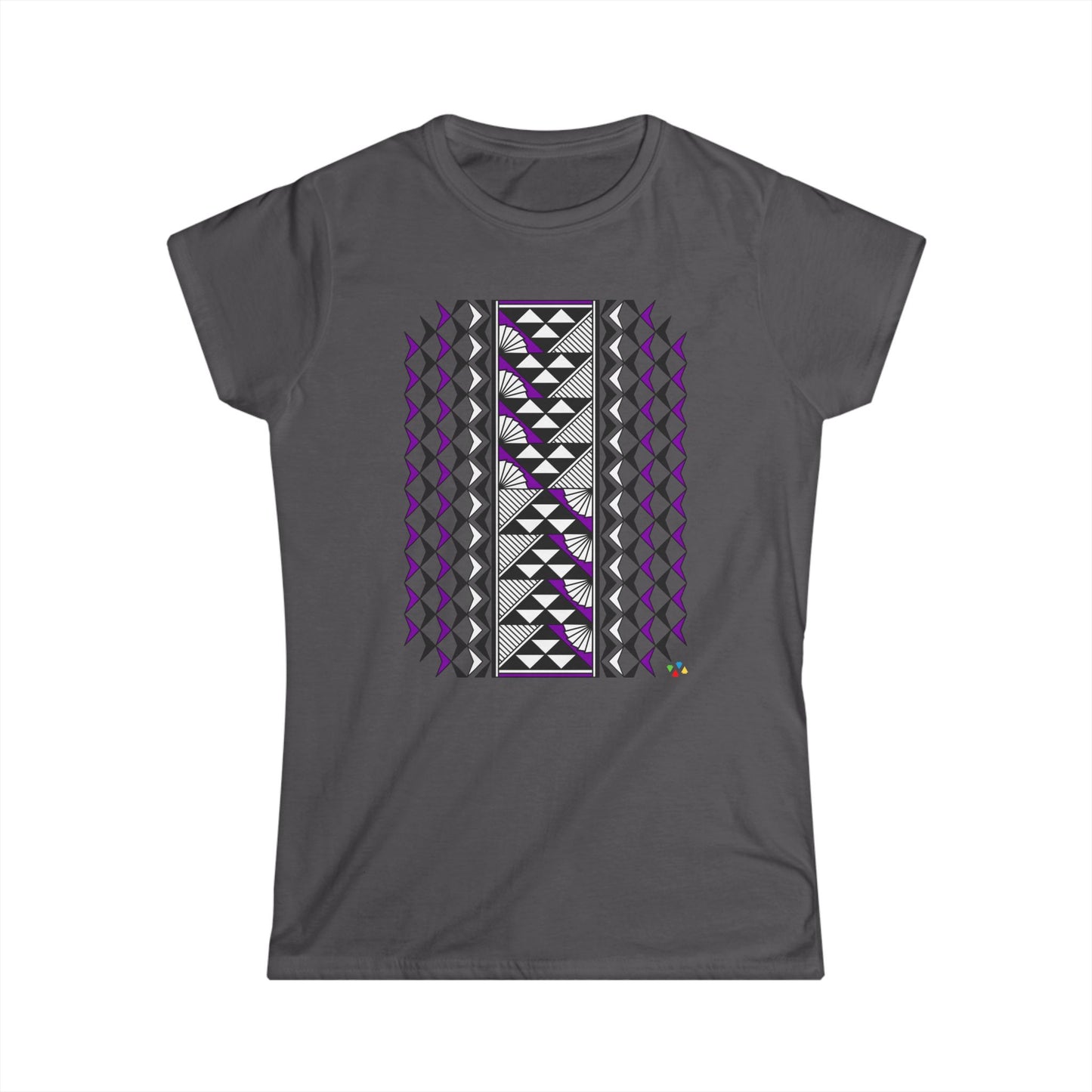 Purple Southwest Sun and Rain Women's Softstyle Tee