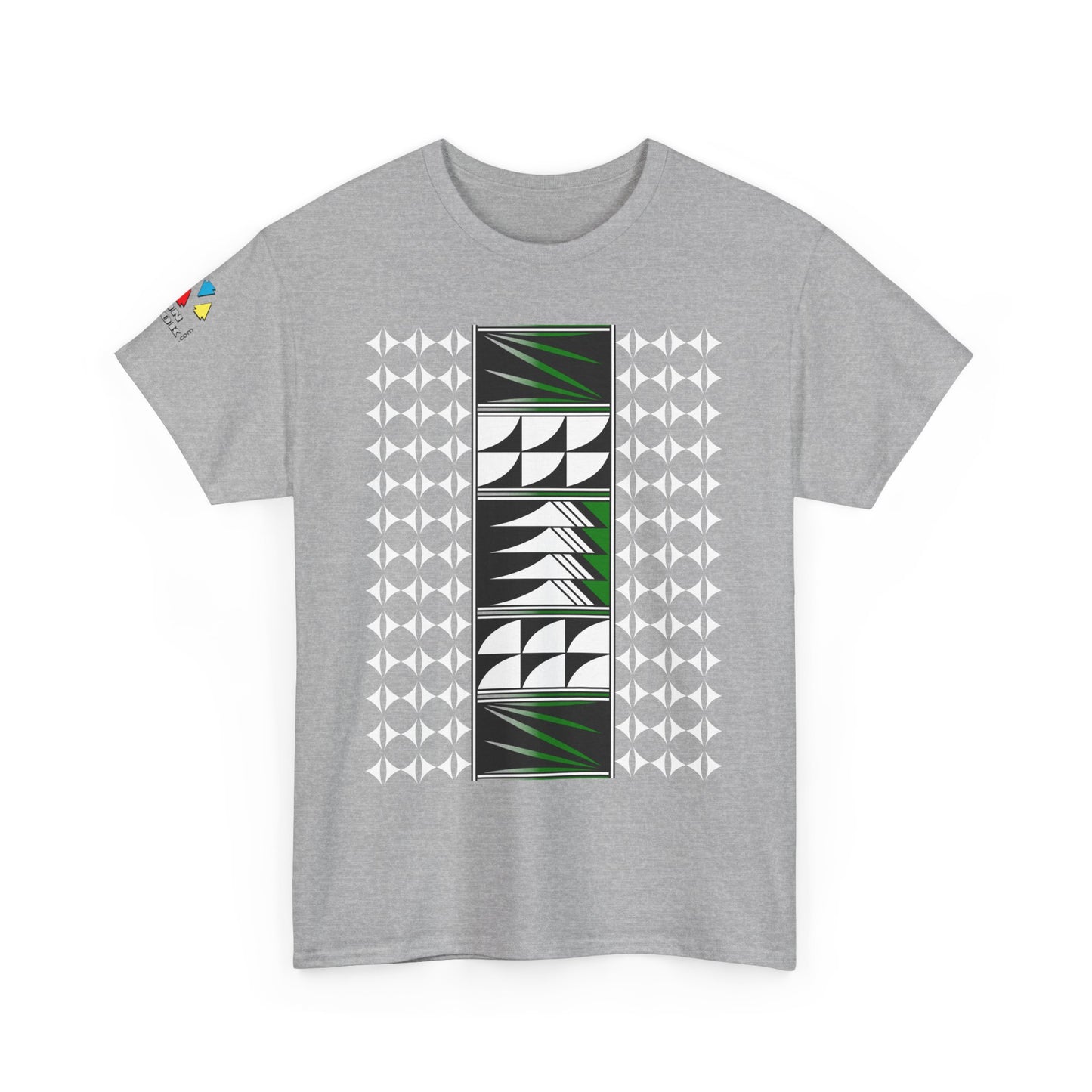 Feather Blessings in Green Gildan Unisex Tee