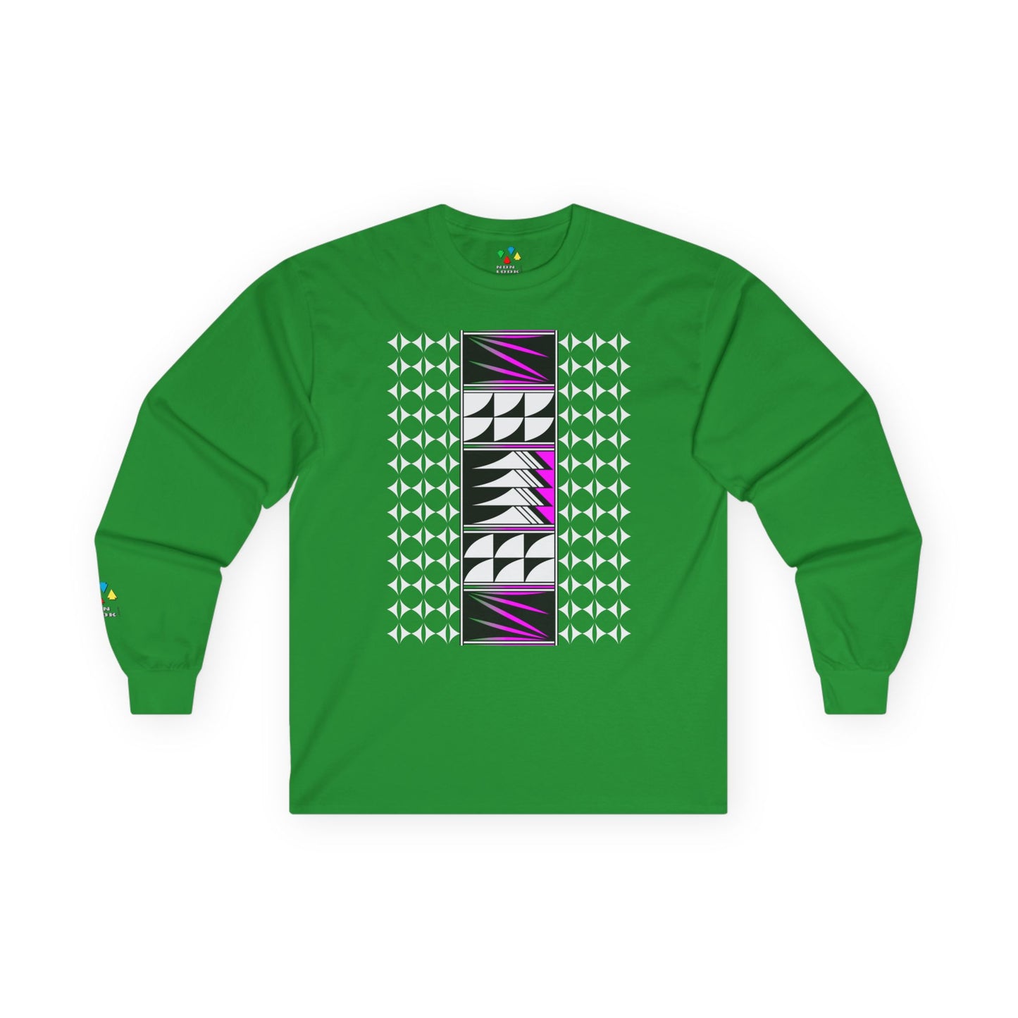 Feather Blessings in Pink Unisex Long Sleeve Tee