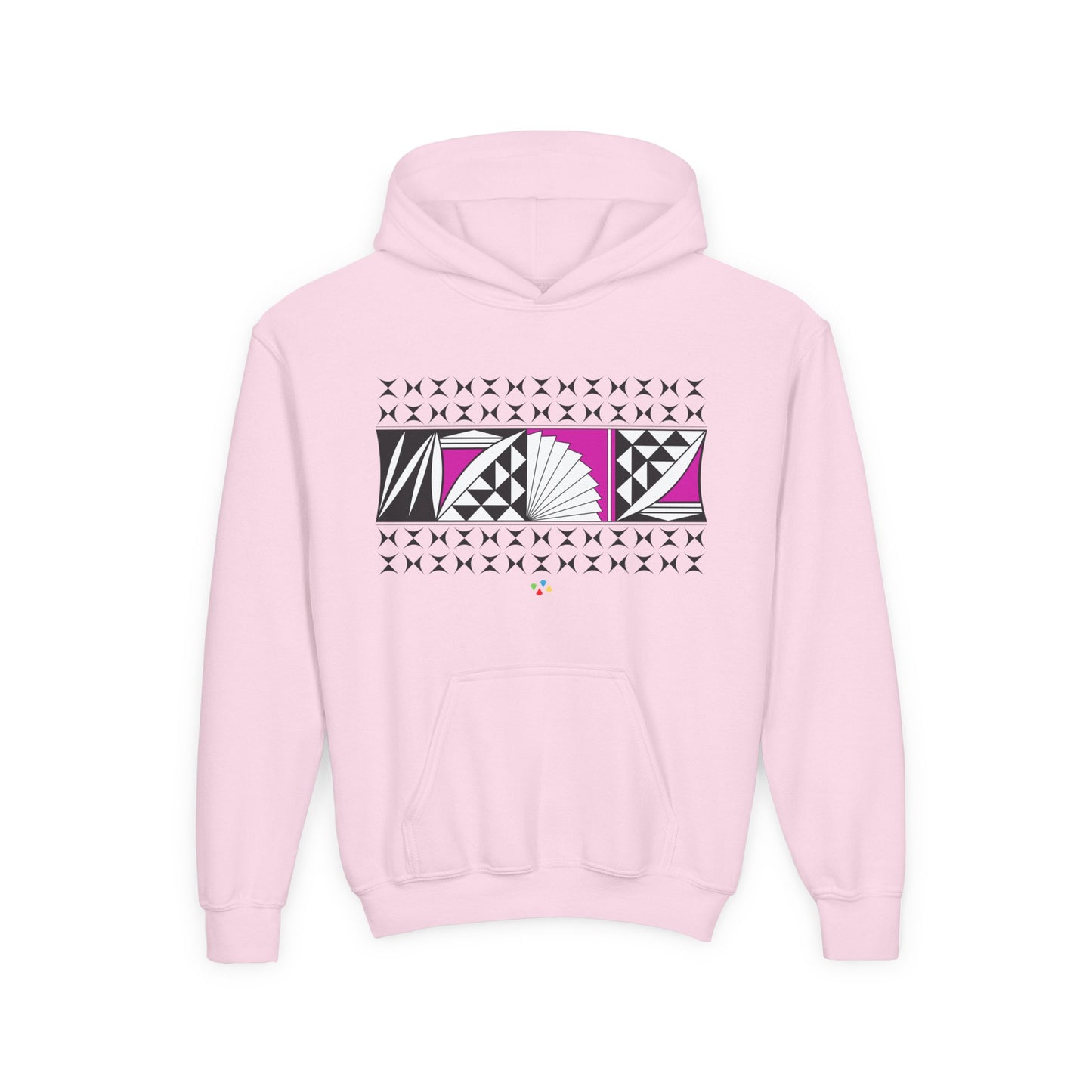 Pink Southwest Sunrise Youth Heavy Blend Hooded Sweatshirt