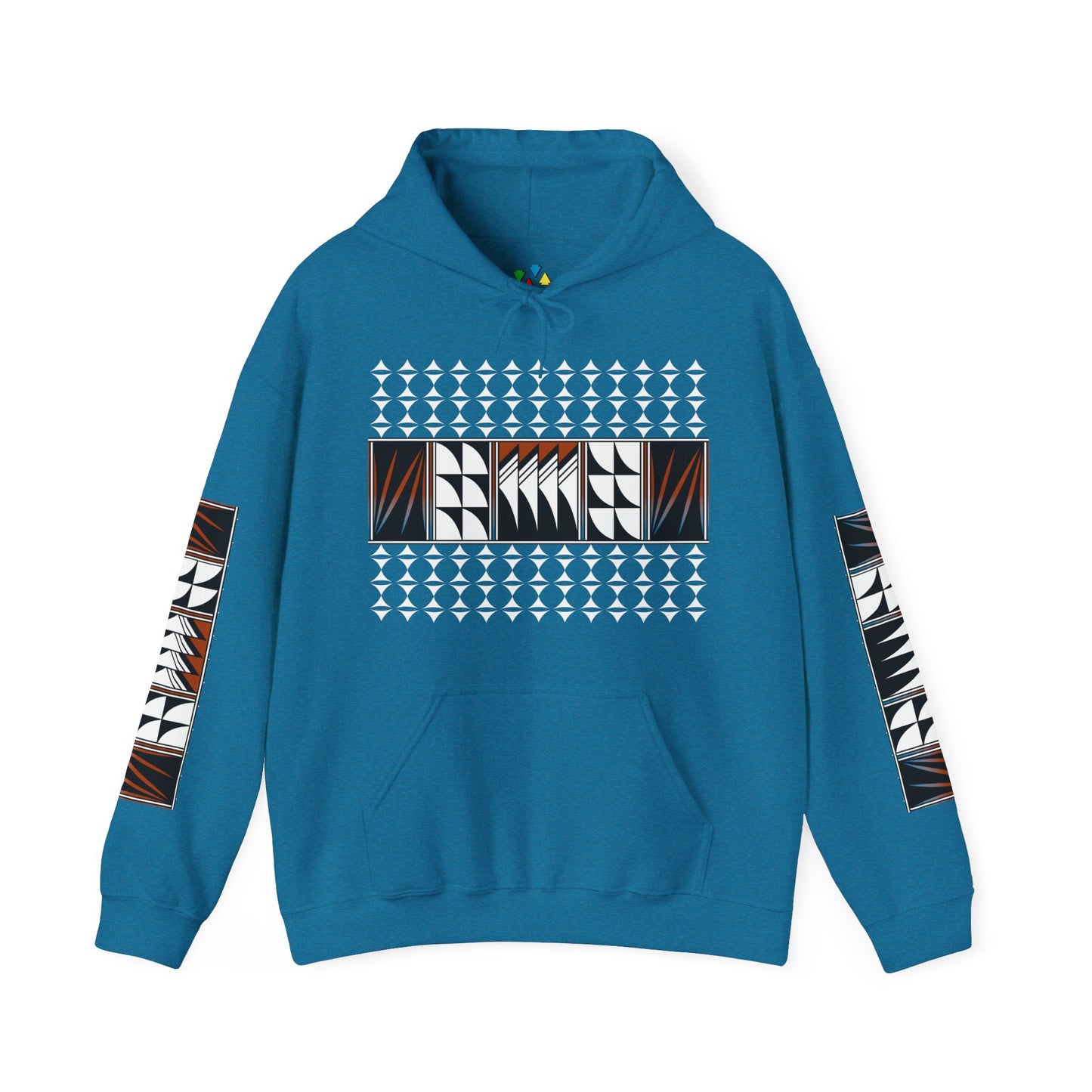 Blessed Feathers in Rust Unisex Hoodie