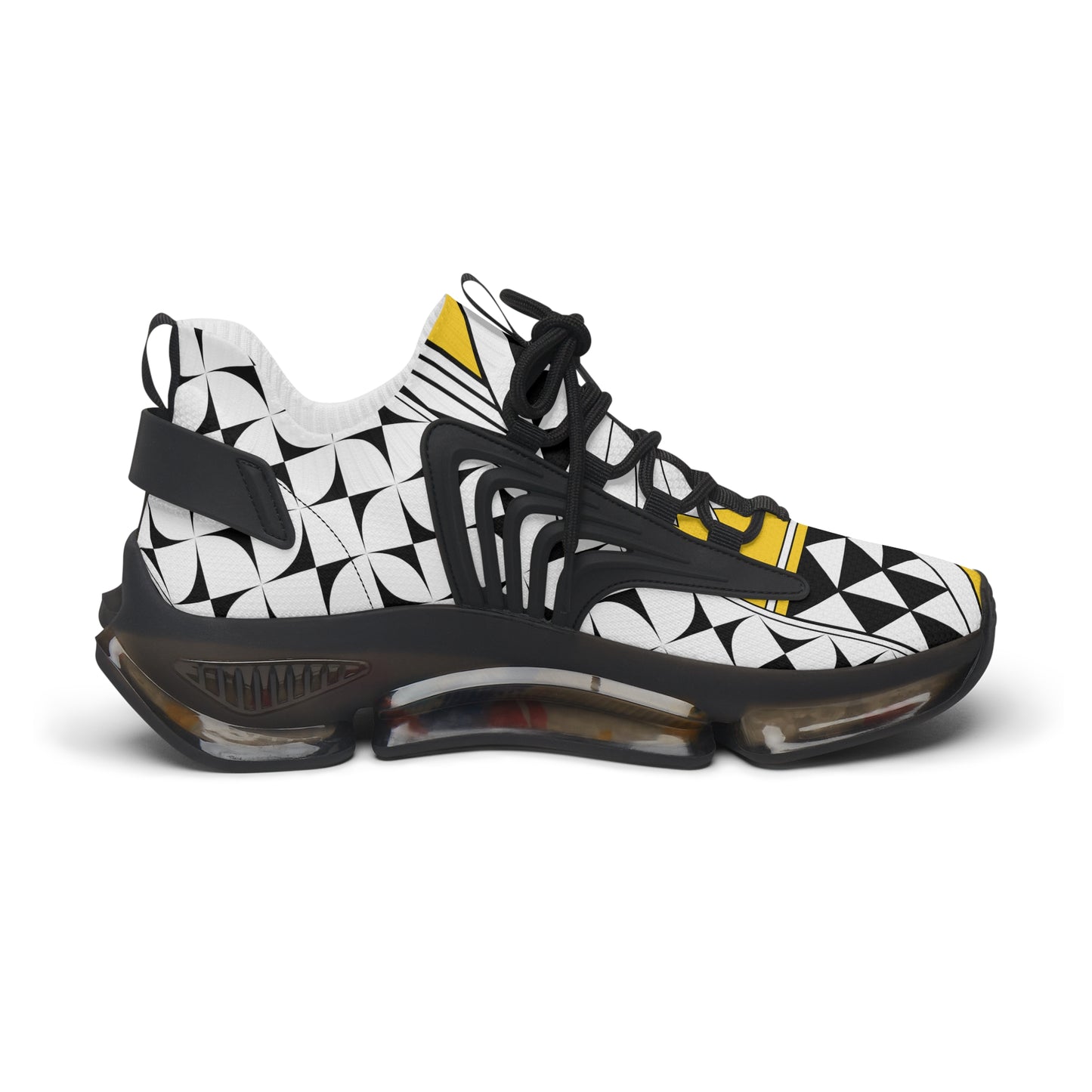 Southwest Sunrise in Yellow Women's Mesh Sneakers