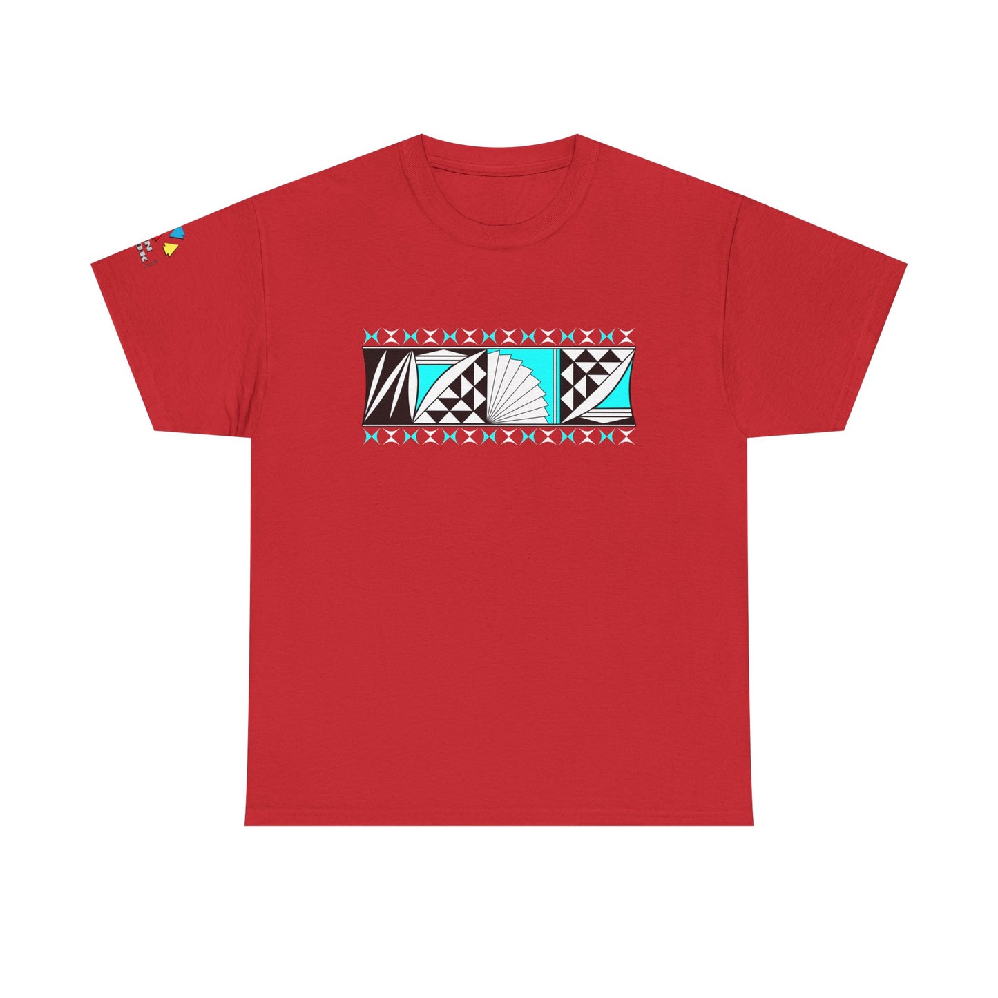 Southwest Sunrise 2 in Turquoise Gildan Unisex Tee