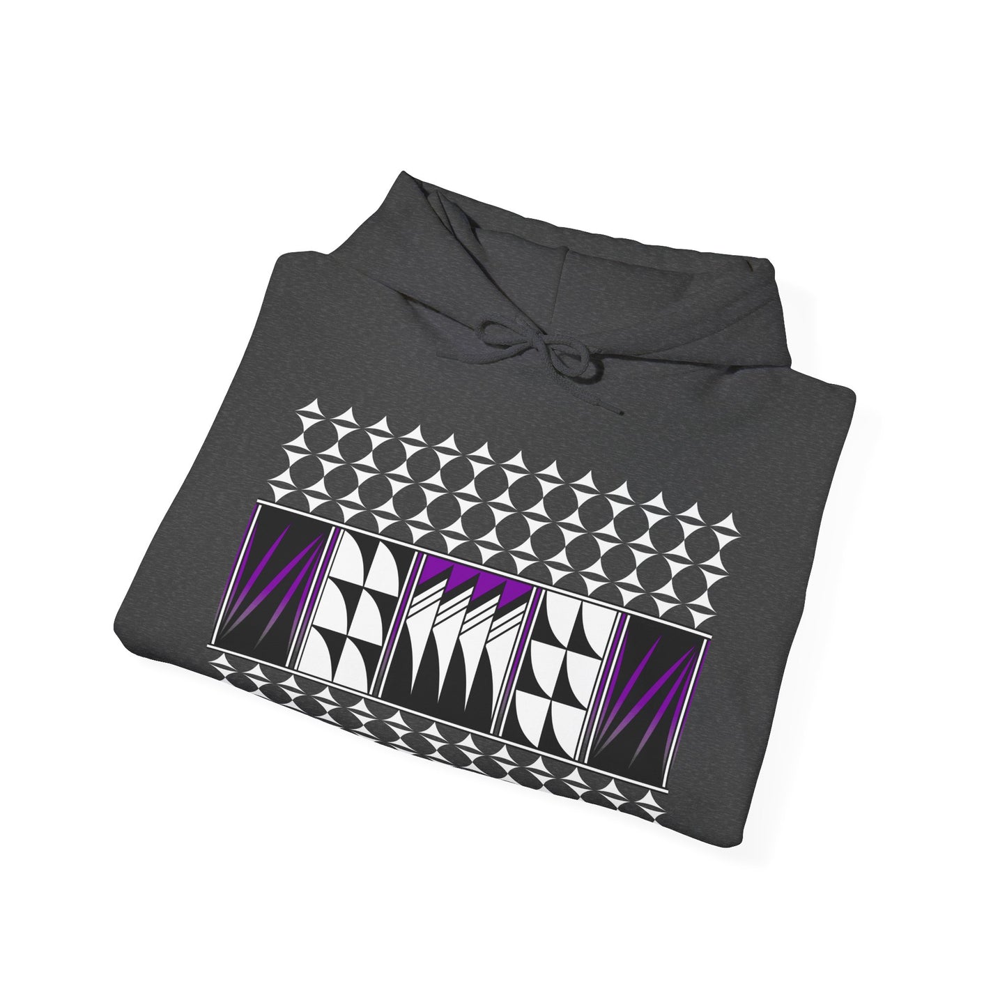 Blessed Feathers in Purple Unisex Hoodie