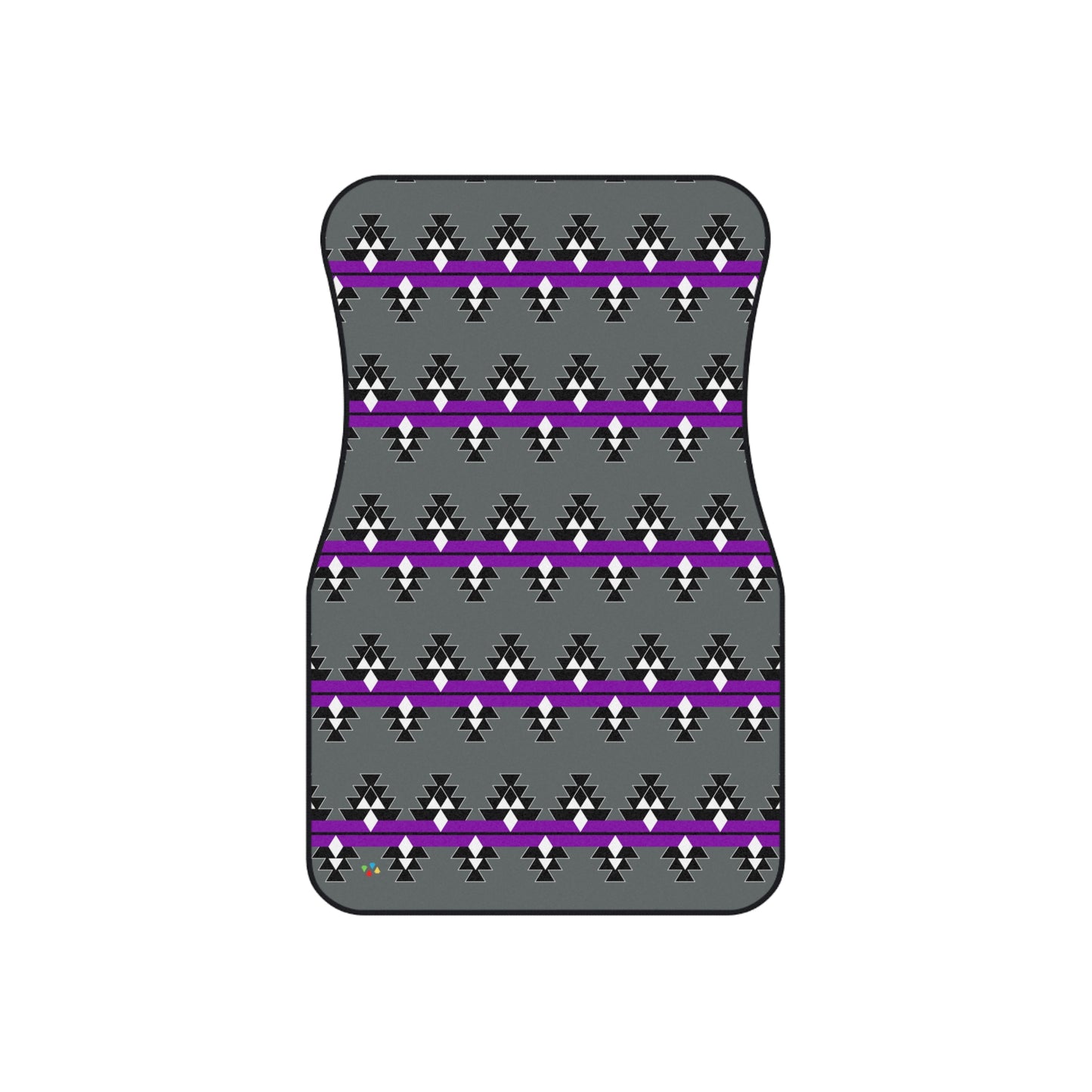 Purple Native Woven Stories Car Mats (Set of 4)