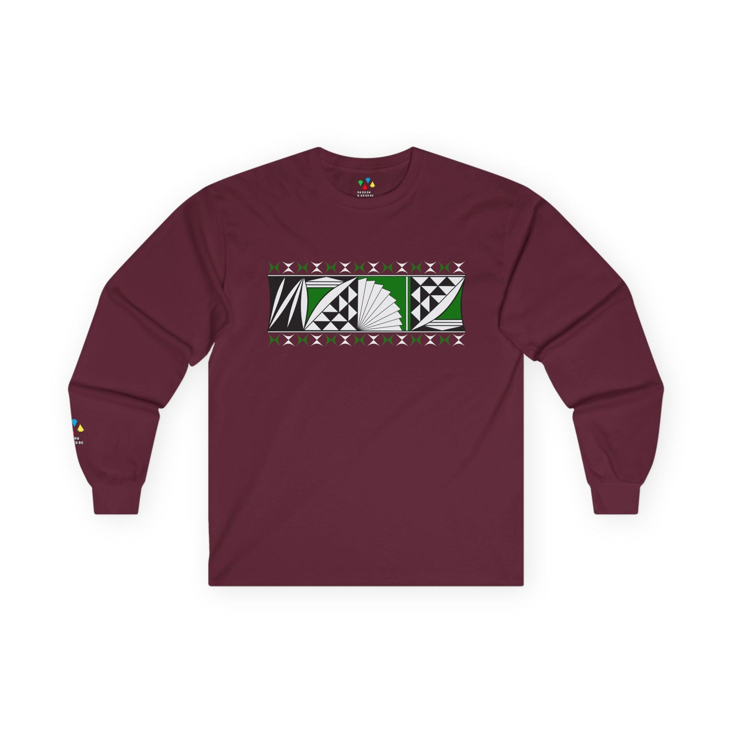Southwest Sunrise in Green Unisex Long Sleeve Tee