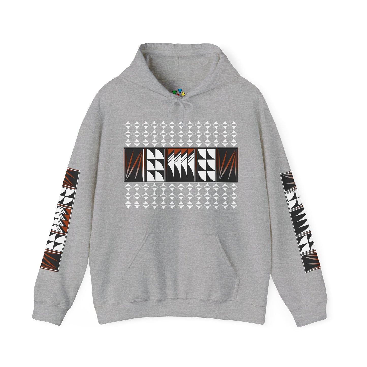 Blessed Feathers in Rust Unisex Hoodie