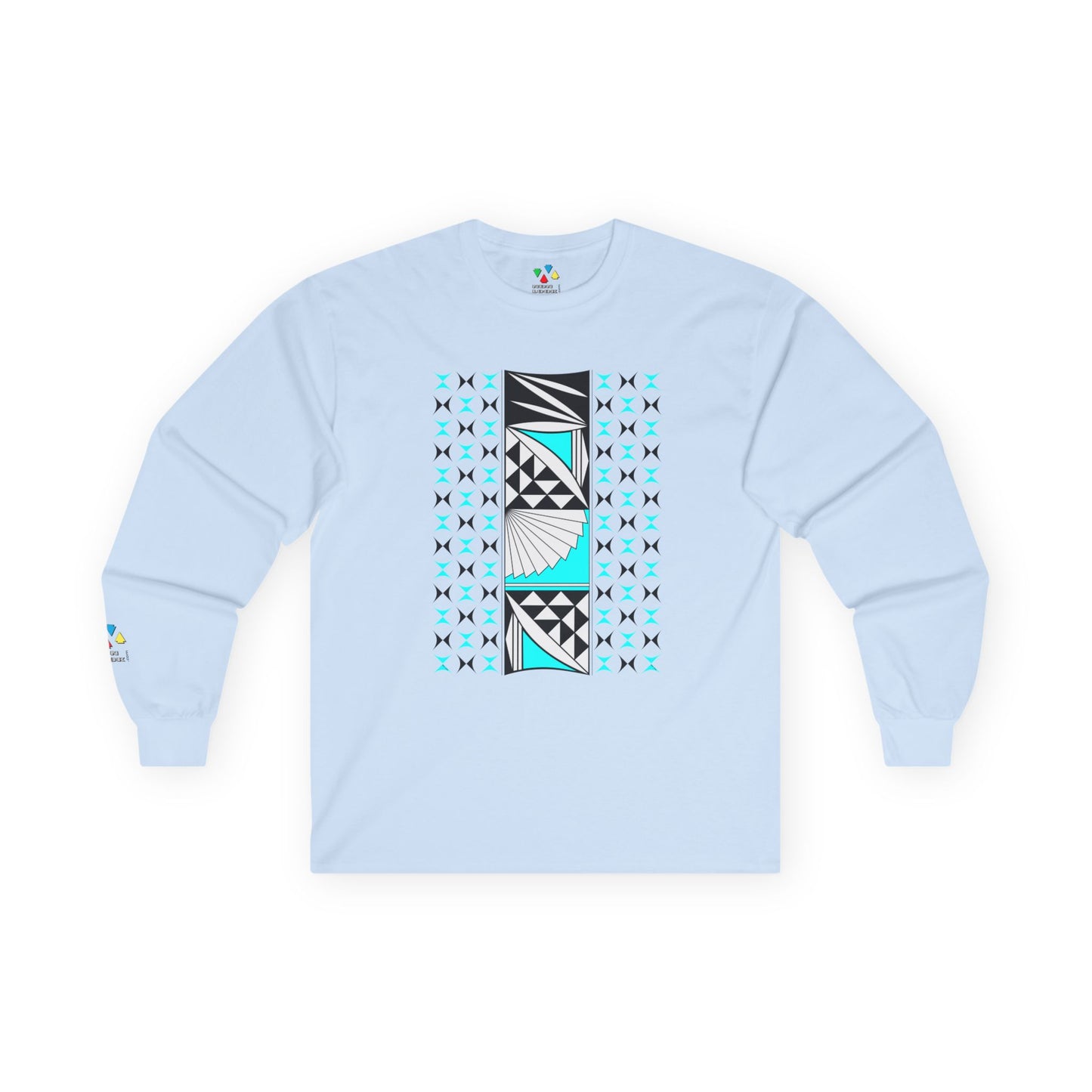 Southwest Sunrise in Turquoise Unisex Long Sleeve Tee
