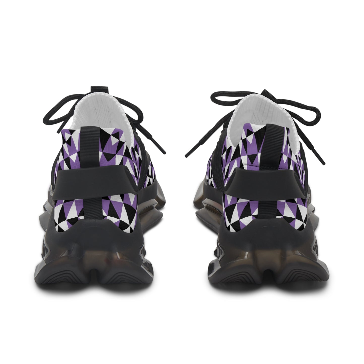 Sacred Mountains in Purple Women's Mesh Sneakers