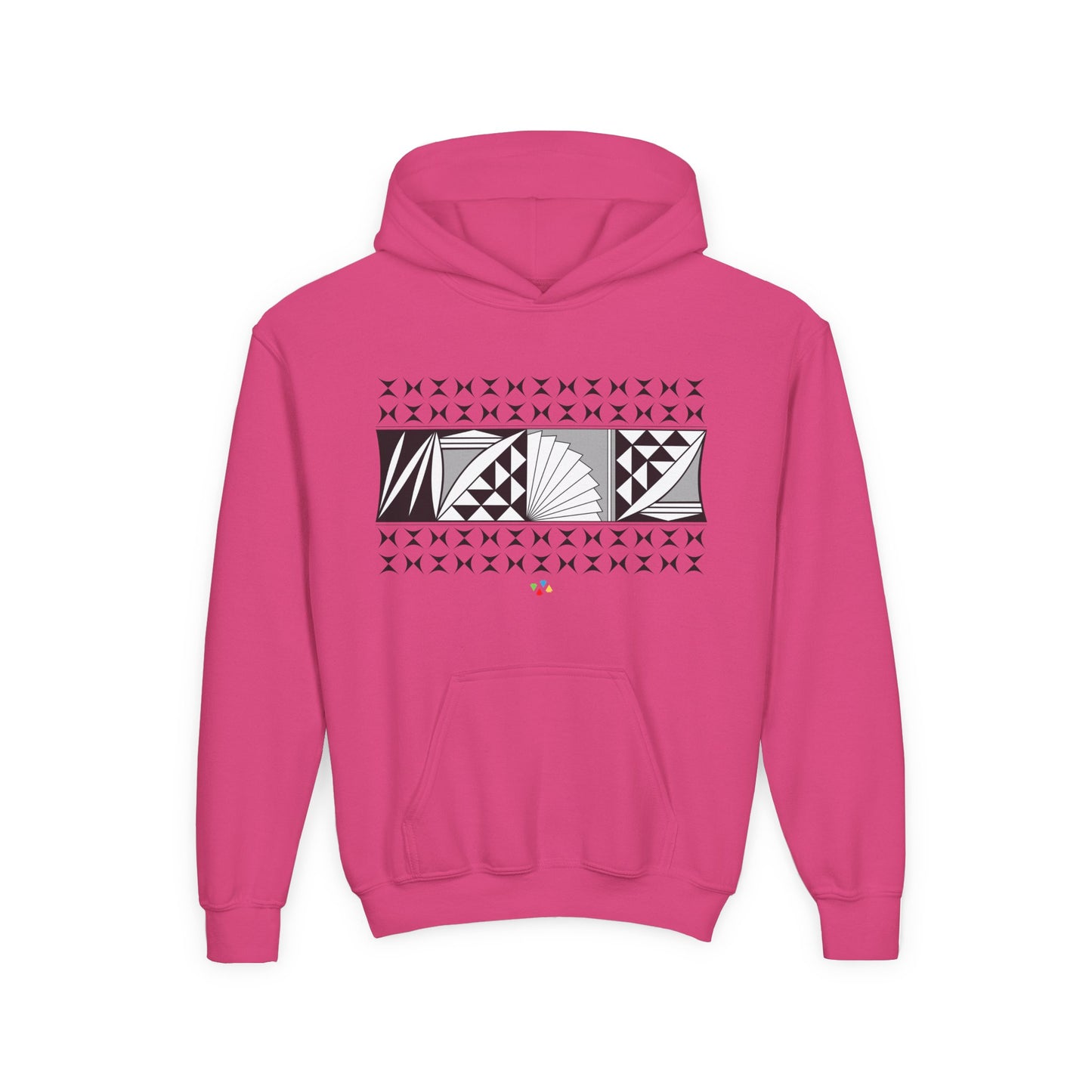 Gray Southwest Sunrise Youth Heavy Blend Hooded Sweatshirt