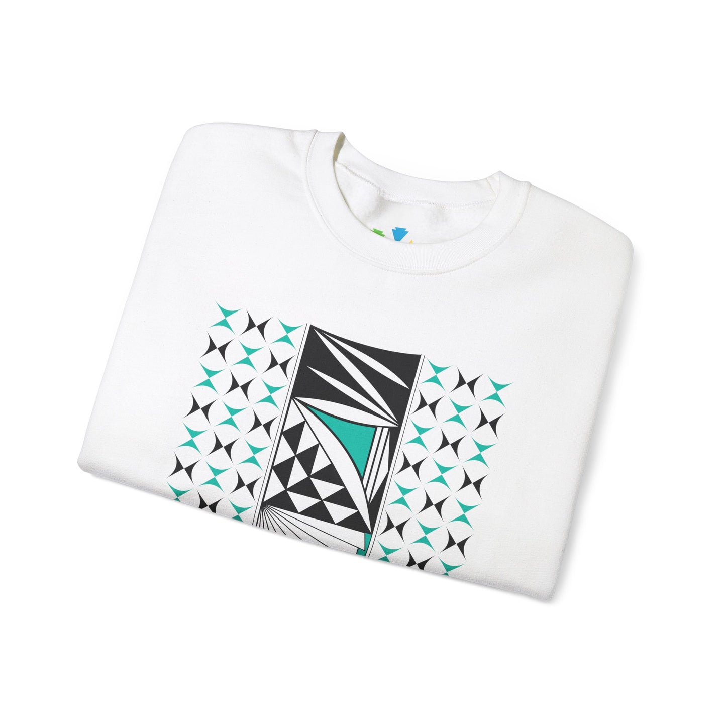 Southwest Sunrise in Aqua Unisex Sweatshirt