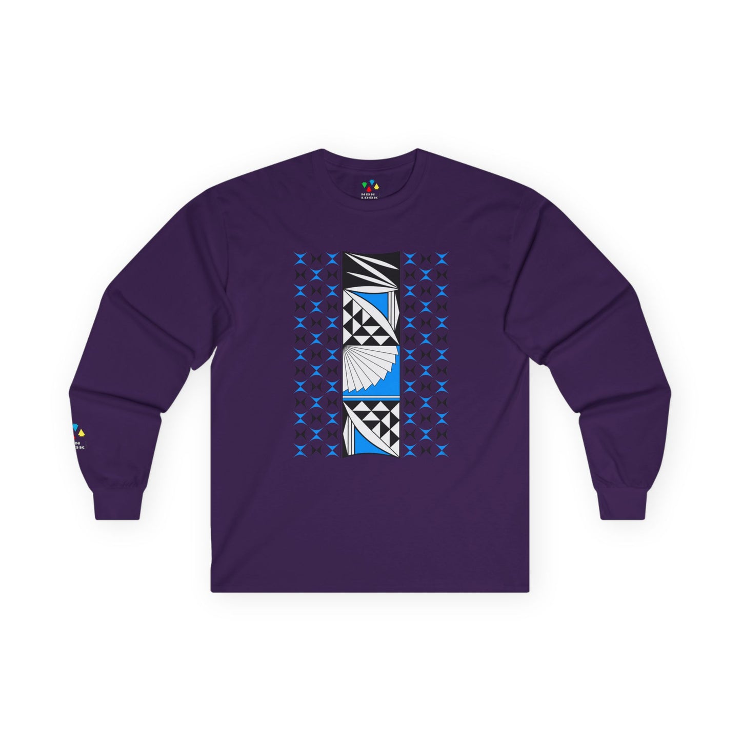 Southwest Sunrise in Sky Blue Unisex Long Sleeve Tee