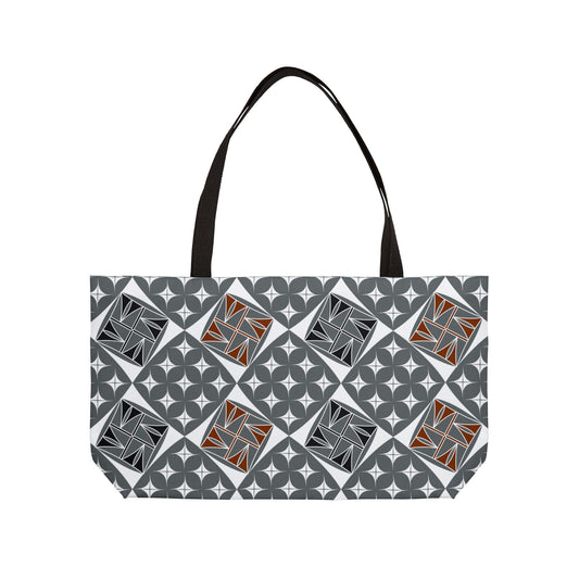 Gray Native Universe Weekender Tote Bag