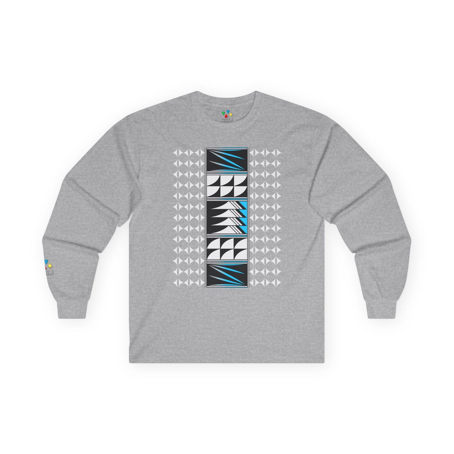 Feather Blessings in Turquoise Unisex Long Sleeve Tee