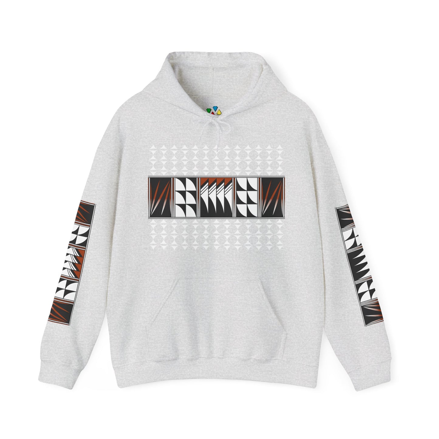 Blessed Feathers in Rust Unisex Hoodie