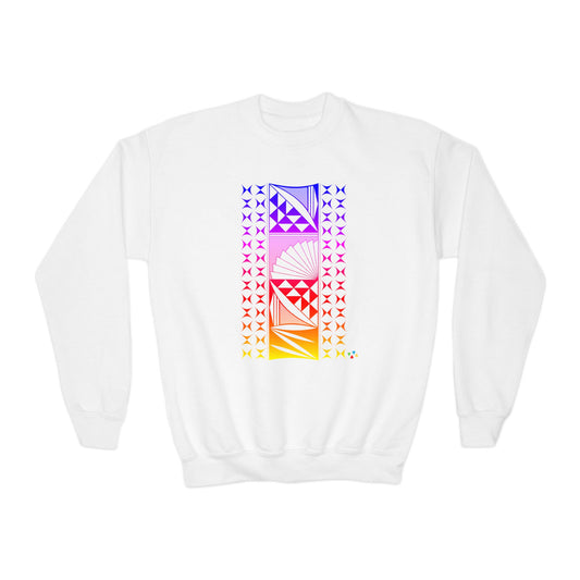 Rainbow Sunrise Youth Crewneck Sweatshirt