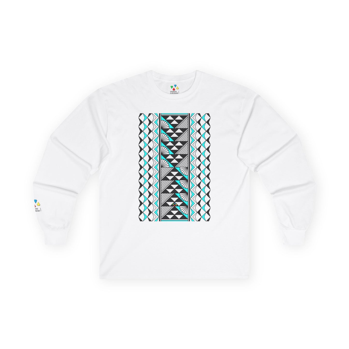 Sun and Rain in Turquoise Unisex Long Sleeve Tee