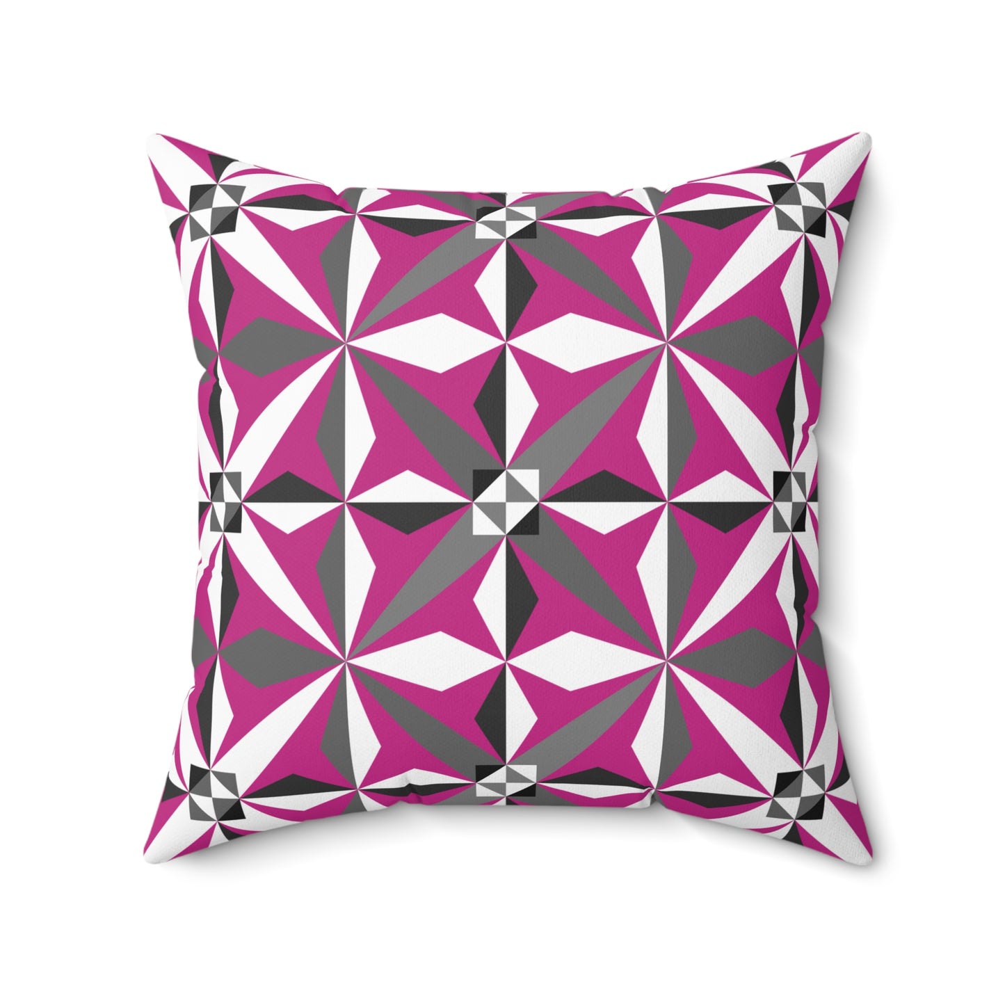 Morning Star in Pink Square Pillow