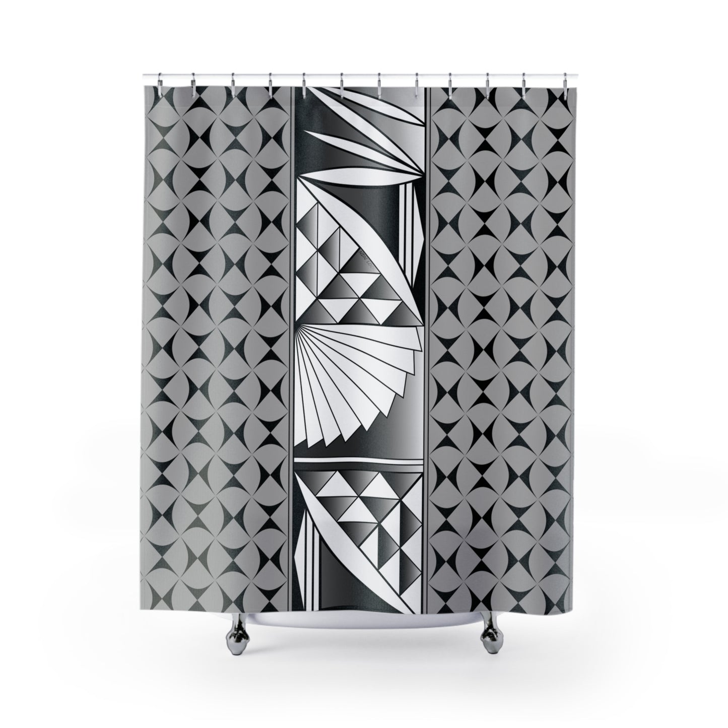 Chrome Native Sunrise Shower Curtains