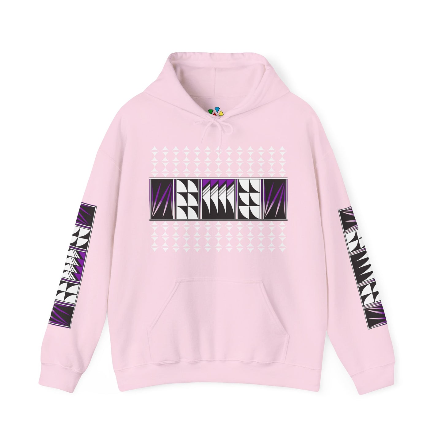 Blessed Feathers in Purple Unisex Hoodie