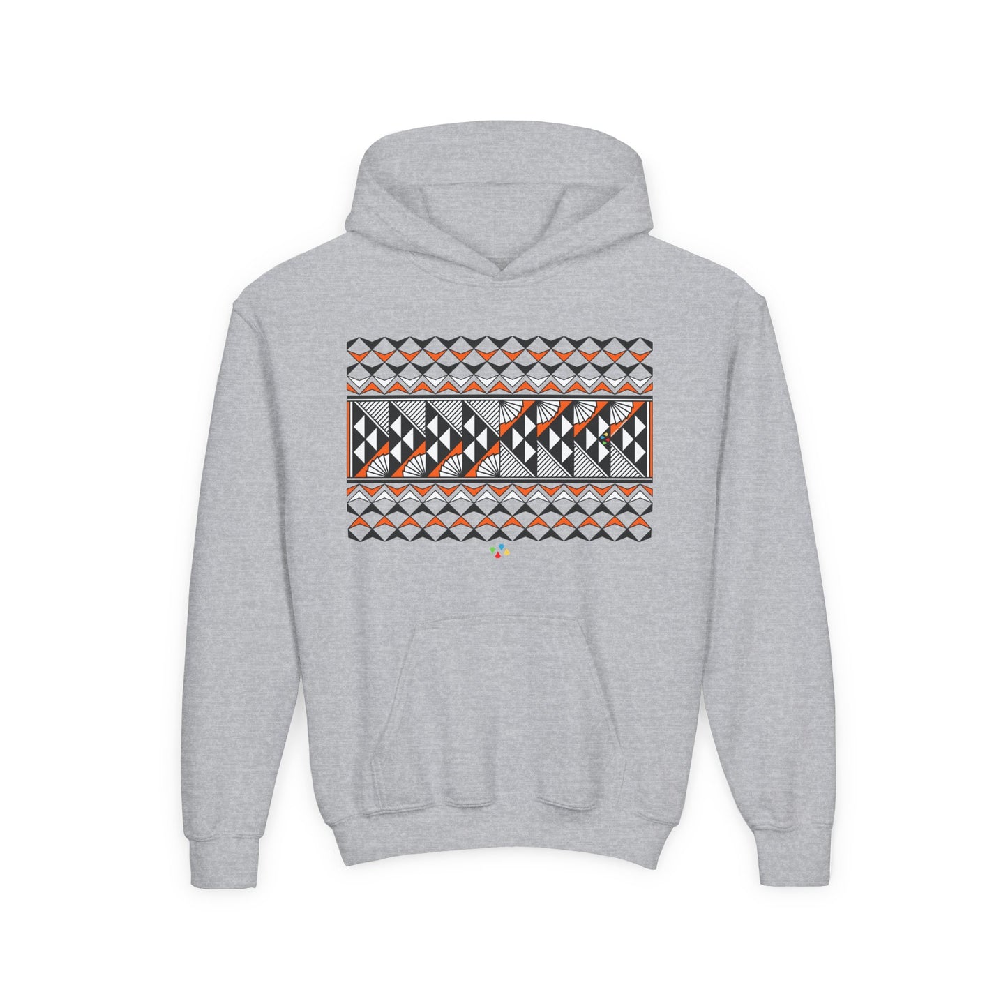 Orange Rain and Sun Youth Heavy Blend Hooded Sweatshirt