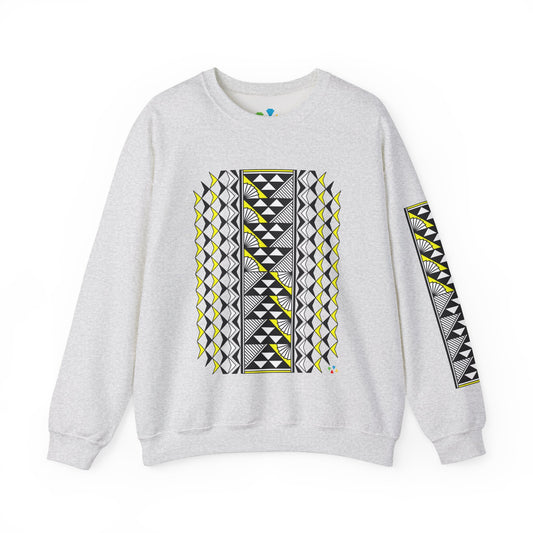 Sun and Rain in Yellow Unisex Sweatshirt