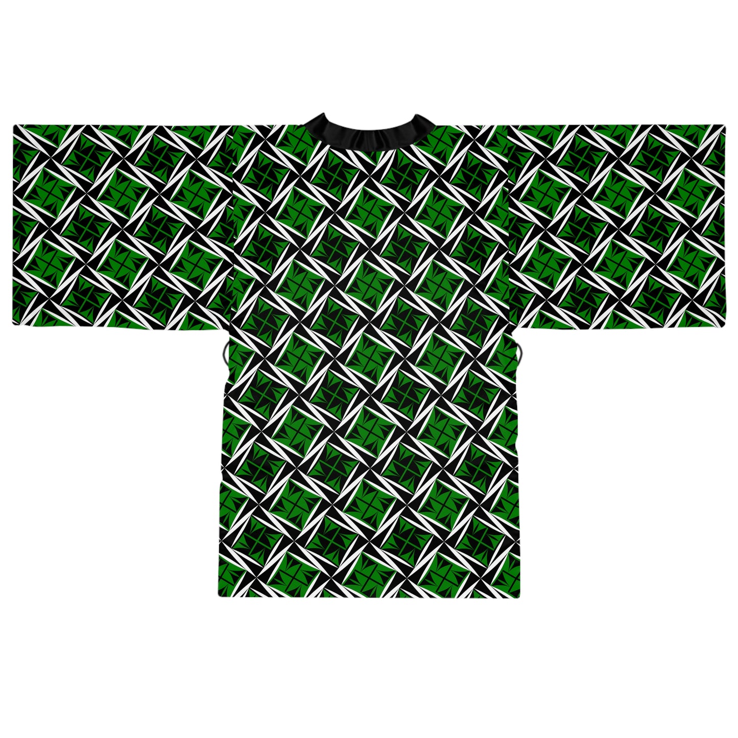 Sacred Winds in Green Kimono Robe – Where Comfort Meets Native Grace