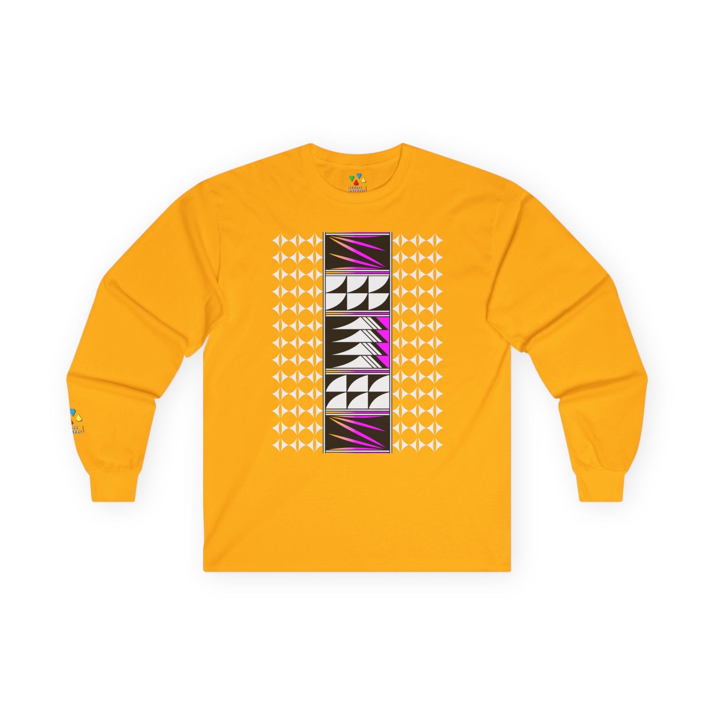 Feather Blessings in Pink Unisex Long Sleeve Tee