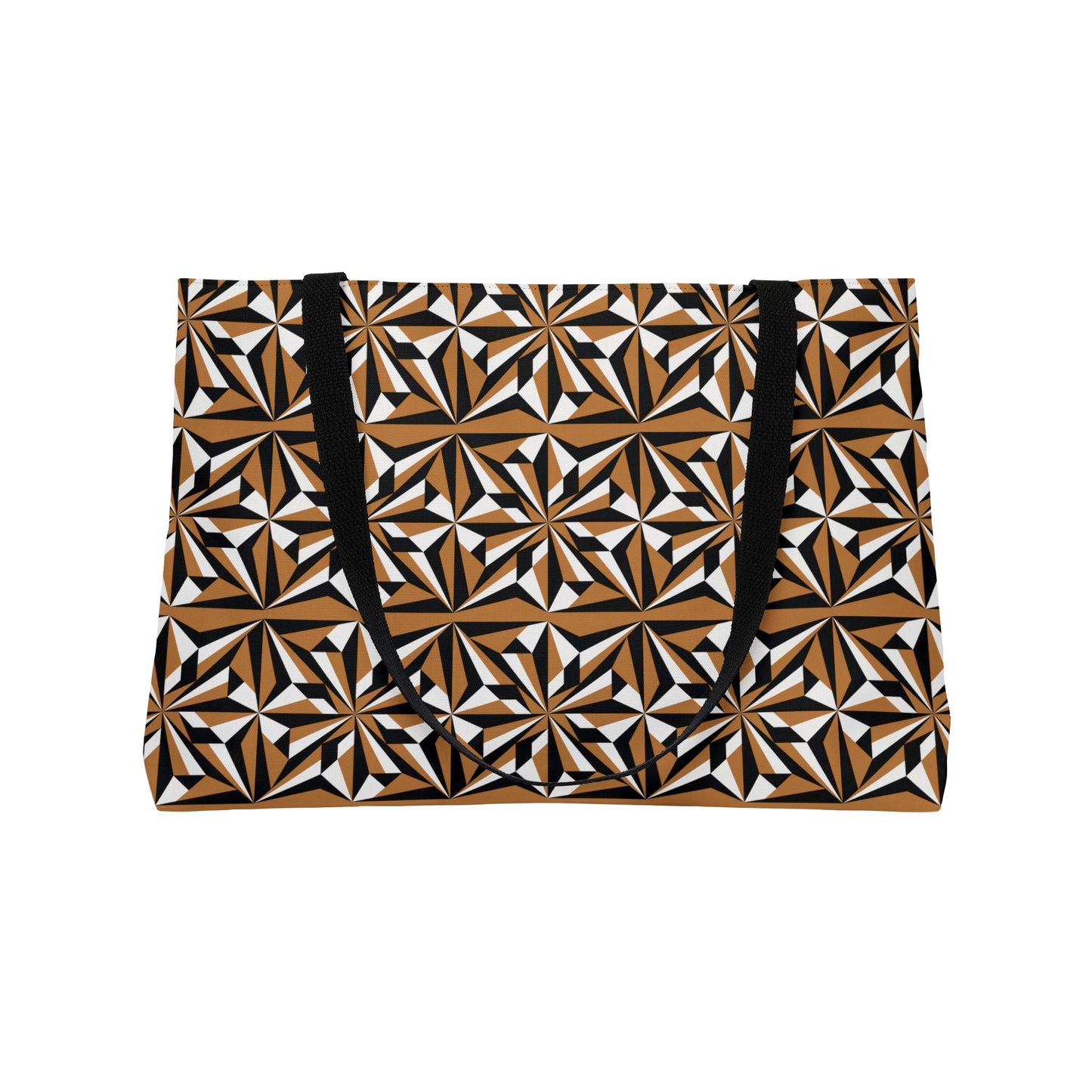 Brown Morning Star Weekender Tote Bag