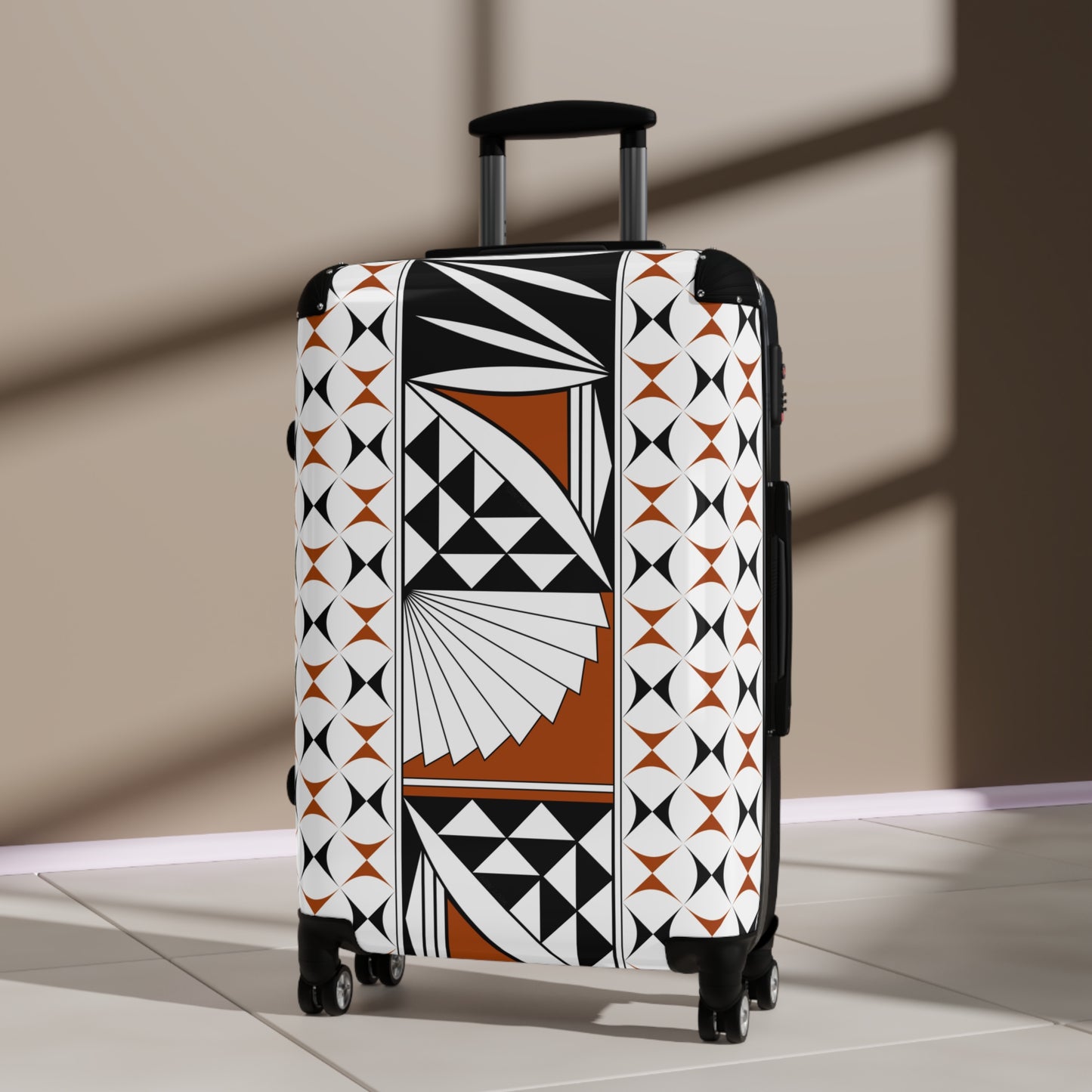 Rust Southwest Sunrise Suitcases