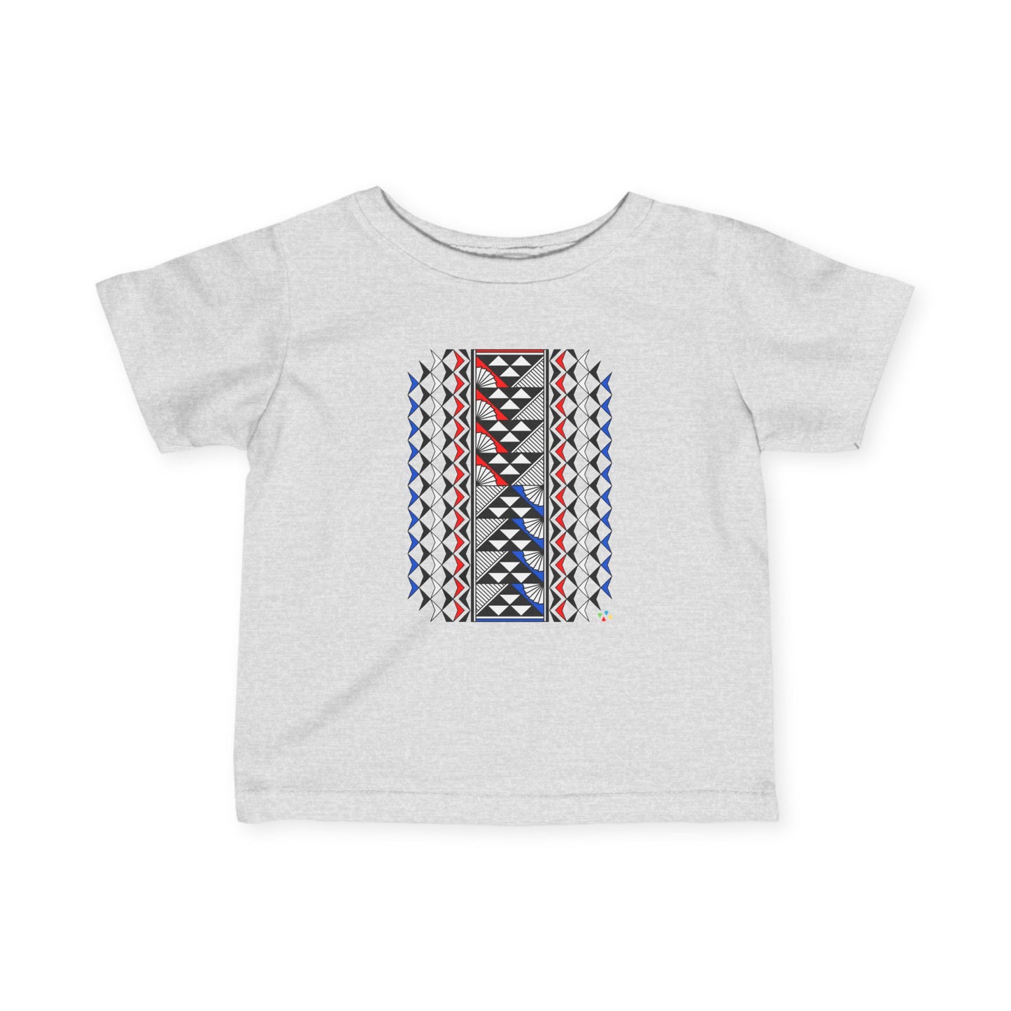 Red, White, and Blue Sun and Rain Infant Fine Jersey Tee