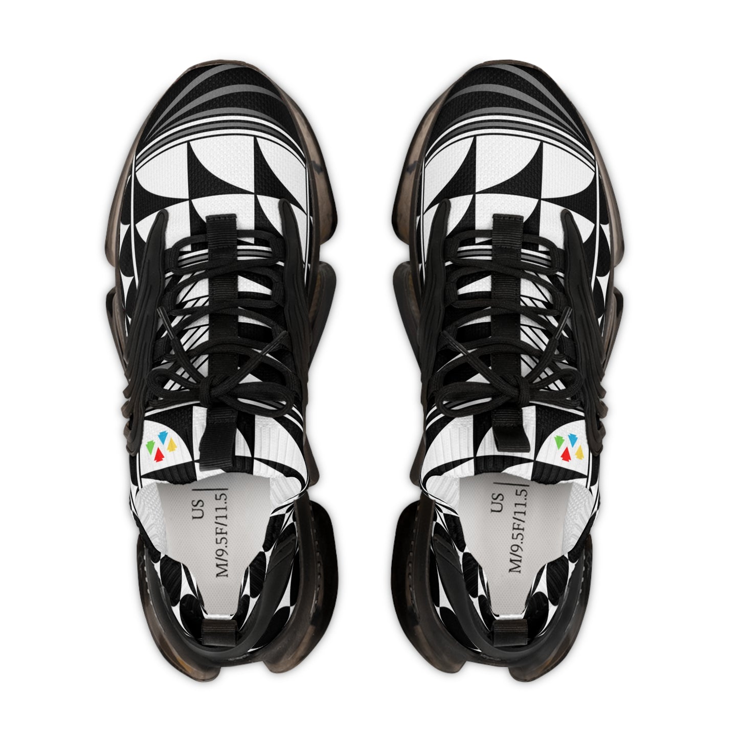 Feather Blessing in Charcoal Men's Mesh Sneakers