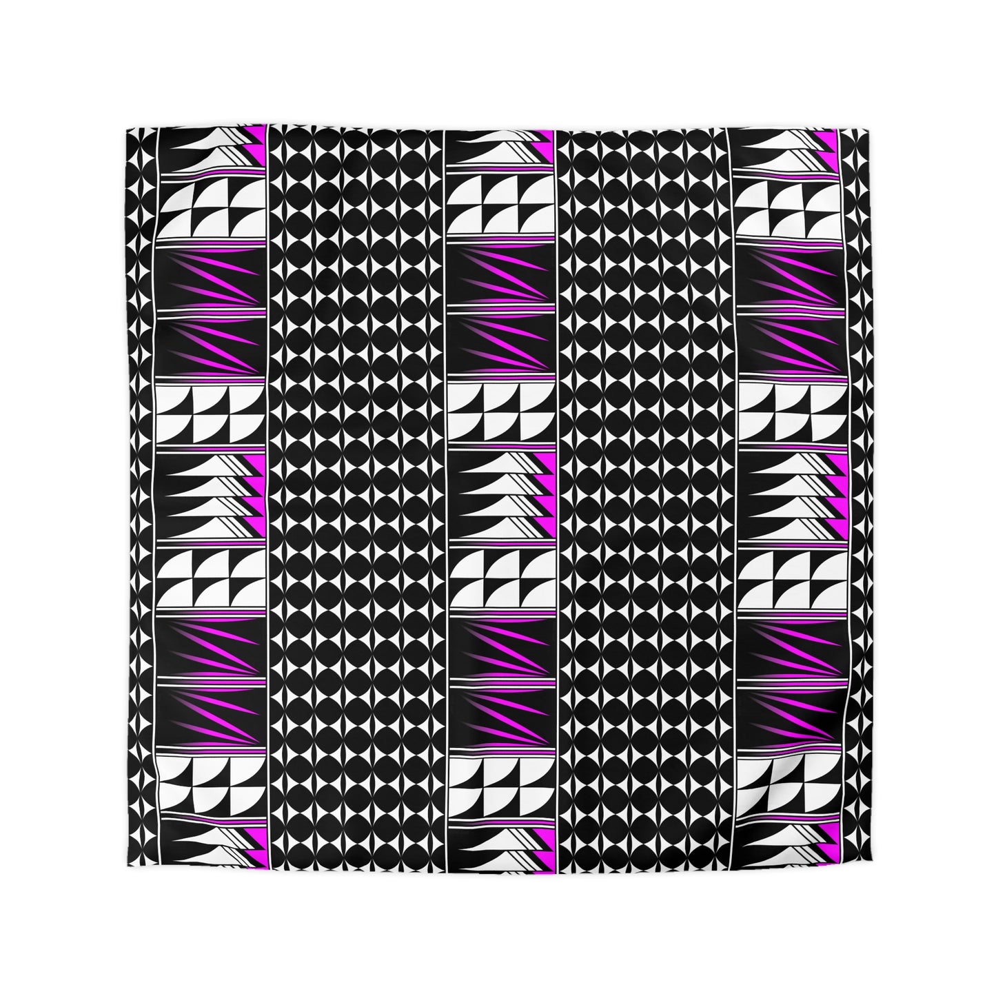 Blessed Feathers in Pink Microfiber Duvet Cover