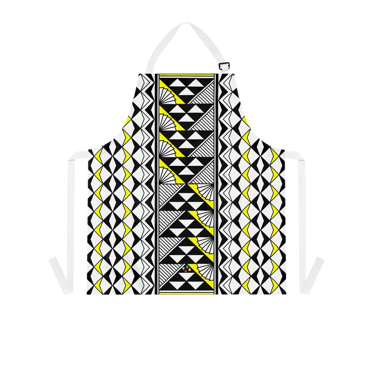 Yellow Native Sun and Rain Two Pocket Apron