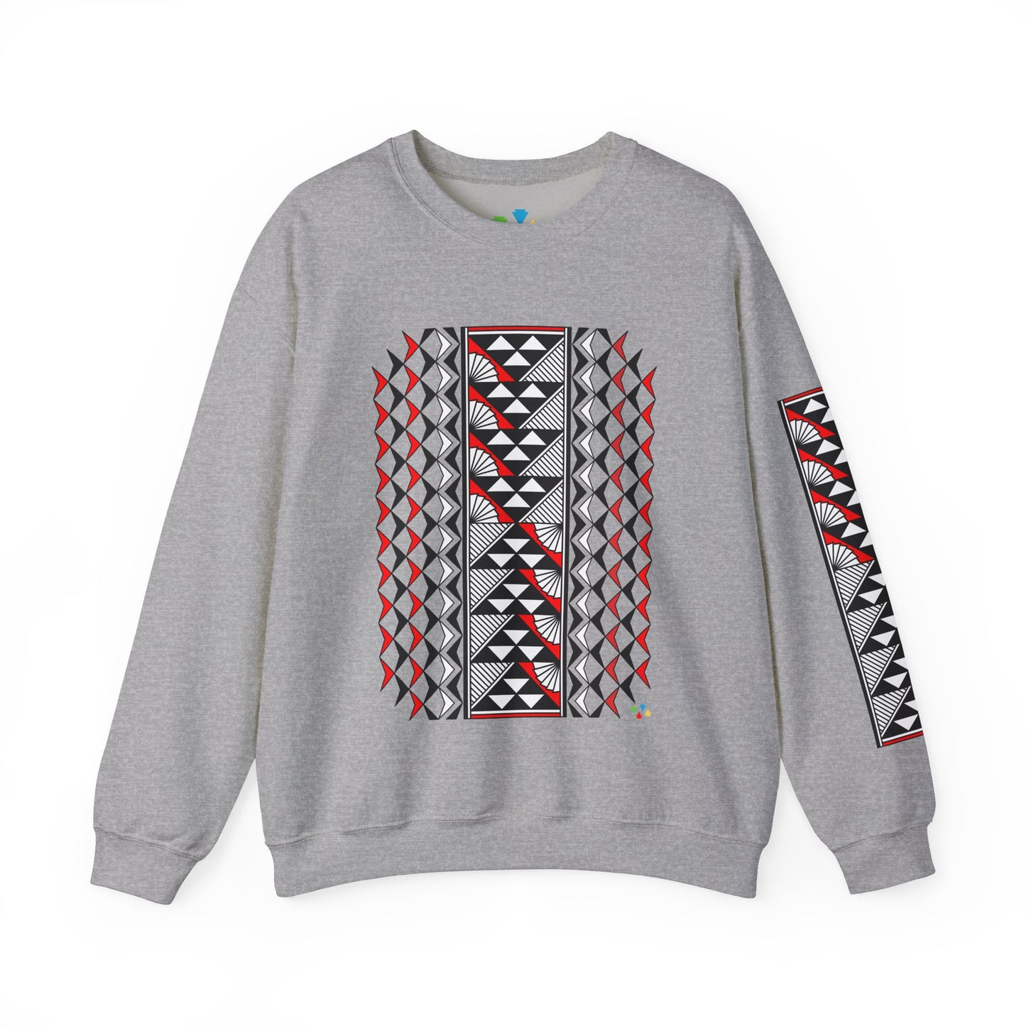 Sun and Rain in Red Unisex Sweatshirt