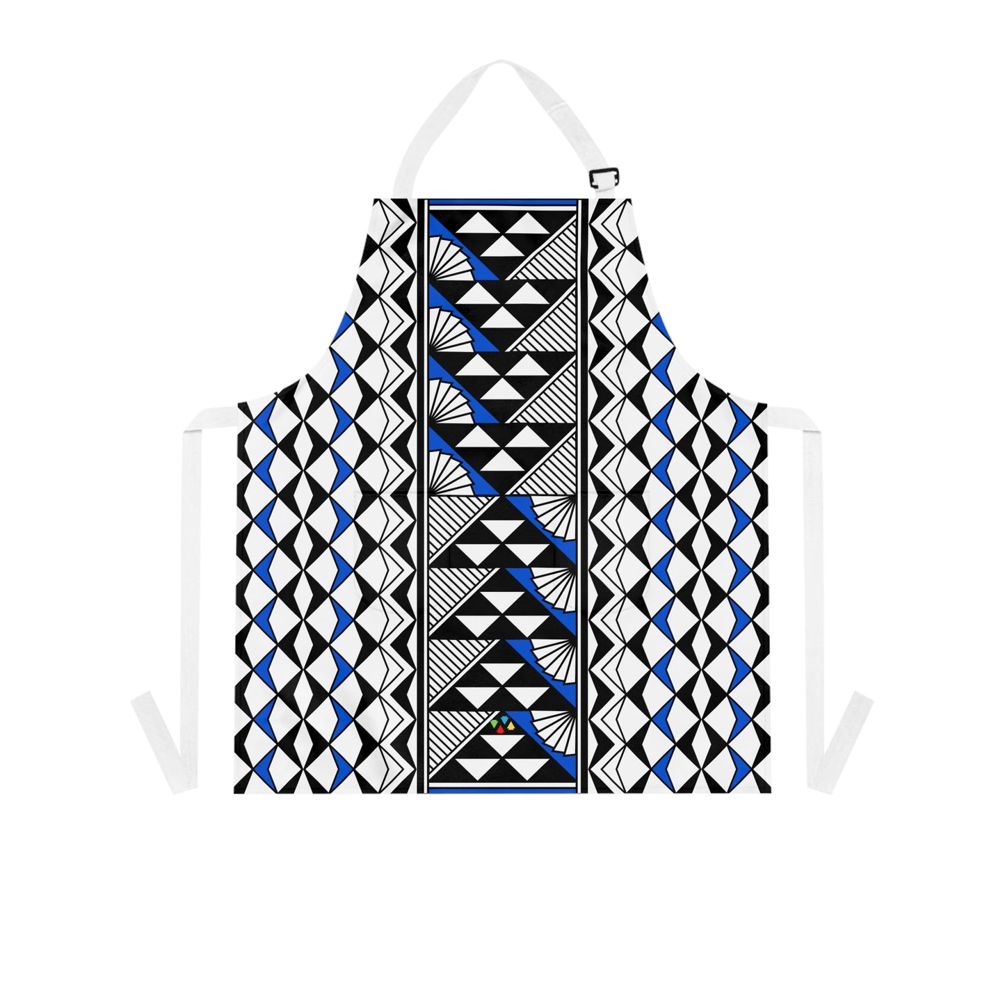 Blue Native Sun and Rain Two Pocket Apron
